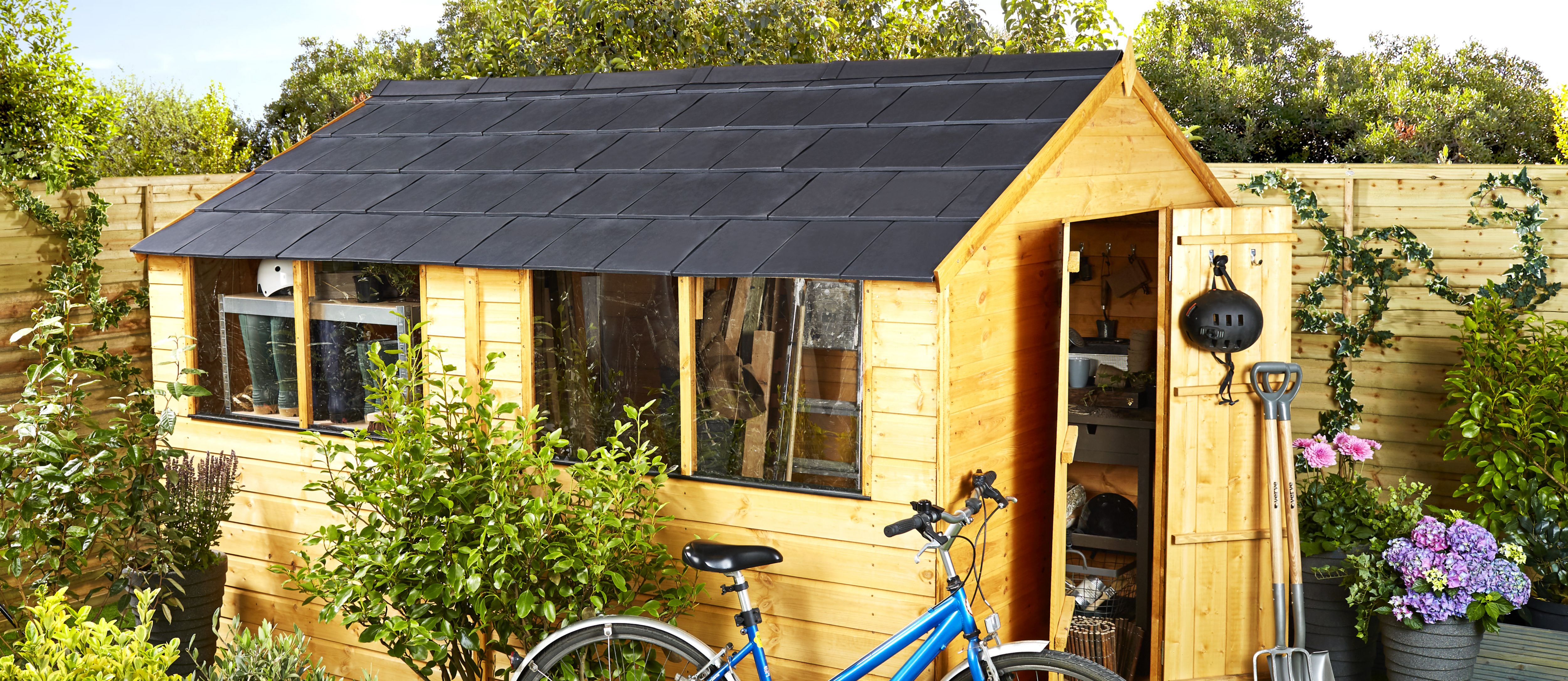 Tuilix Slate grey Recyclable & recycled plastic Ridge piece (L)560mm (W)150mm
