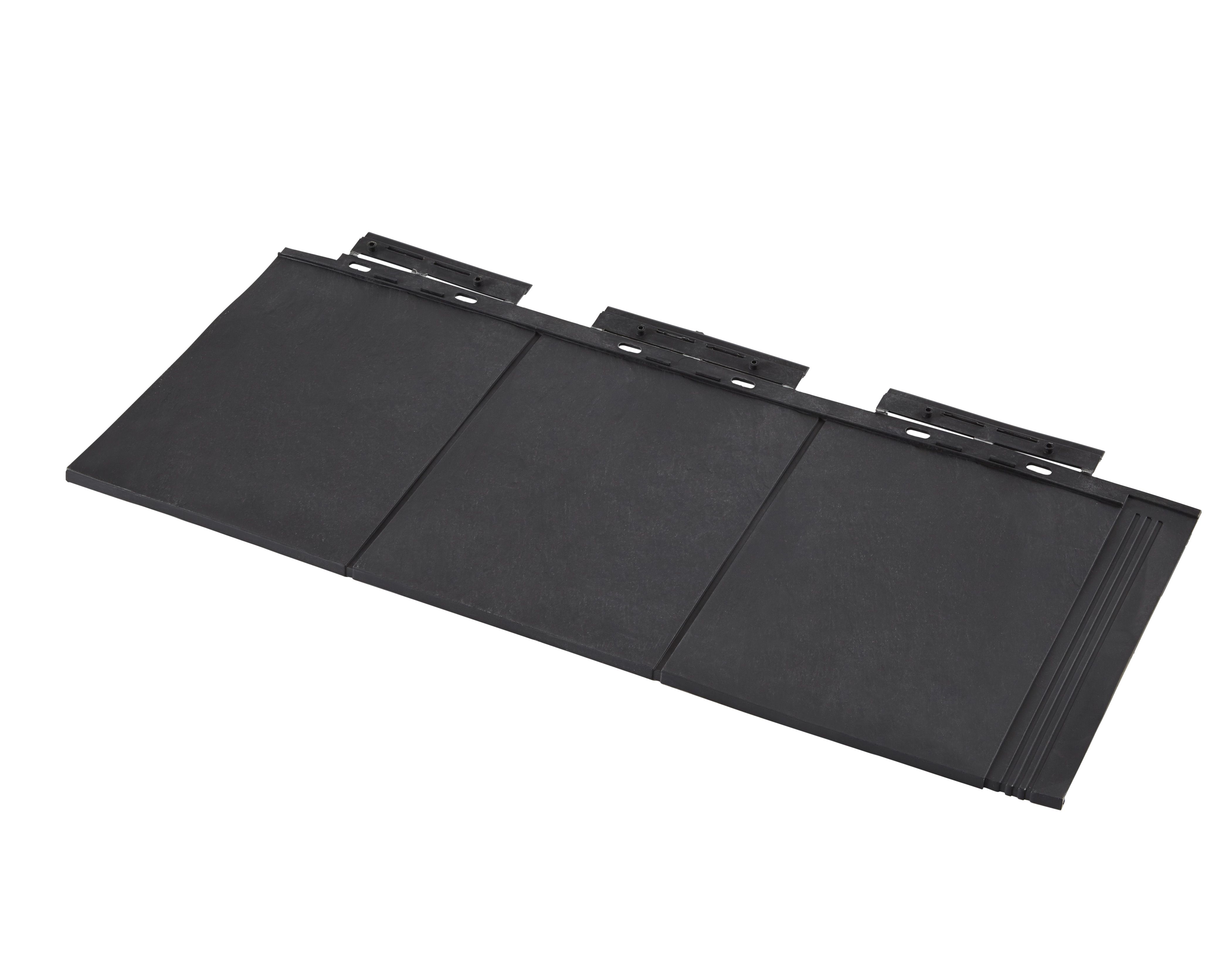 Tuilix Slate grey Roof tile (L)0.81m (W)345mm, Pack of 8 DIY at B&Q