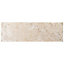 Tumbled Light beige Matt Plain Stone effect Tile, Pack of 15, (L)305mm (W)100mm