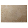 Tumbled Light beige Matt Stone effect Wall & floor Tile, Pack of 2, (L)610mm (W)406mm