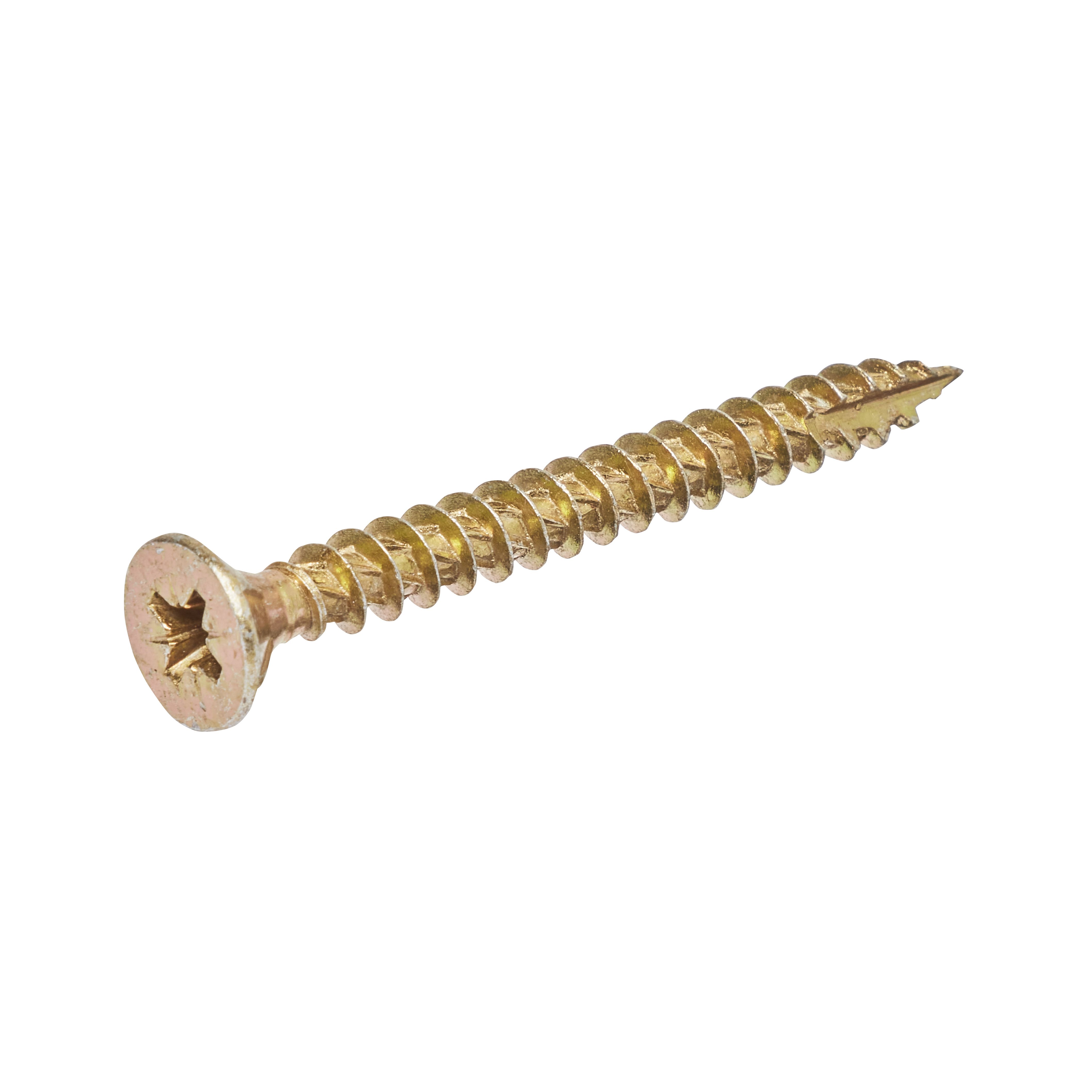 Turbo Gold PZ2 Double-countersunk Zinc-plated Carbon steel Screws trade case, Pack of 1000