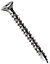 Turbo Silver Zinc-plated Carbon steel Multi-material Multipurpose screw (Dia)3.5mm (L)20mm, Pack of 200