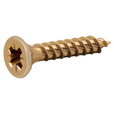 TurboDrive Pozidriv Steel Wood screw (Dia)4.5mm (L)25mm, Pack of 500
