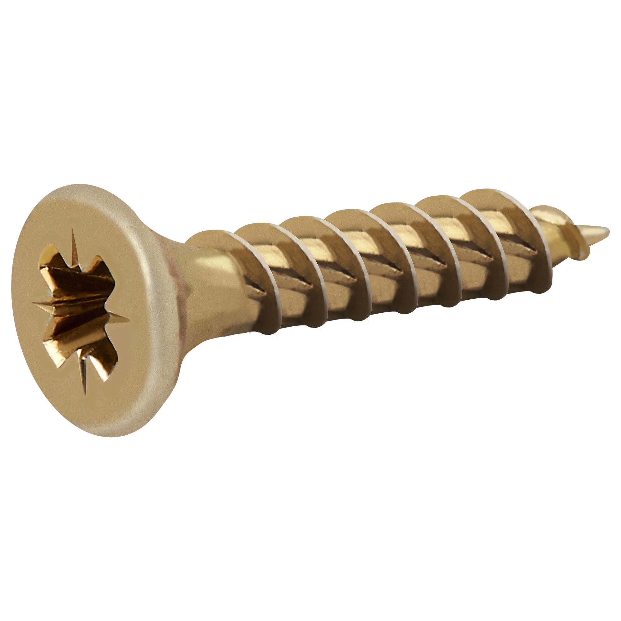 TurboDrive PZ Yellow-passivated Steel Screw (Dia)3mm (L)16mm, Pack of 100