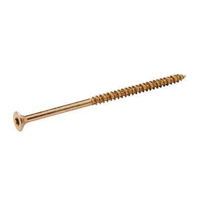 TurboDrive TX Steel Wood screw (Dia)6mm (L)120mm, Pack of 100