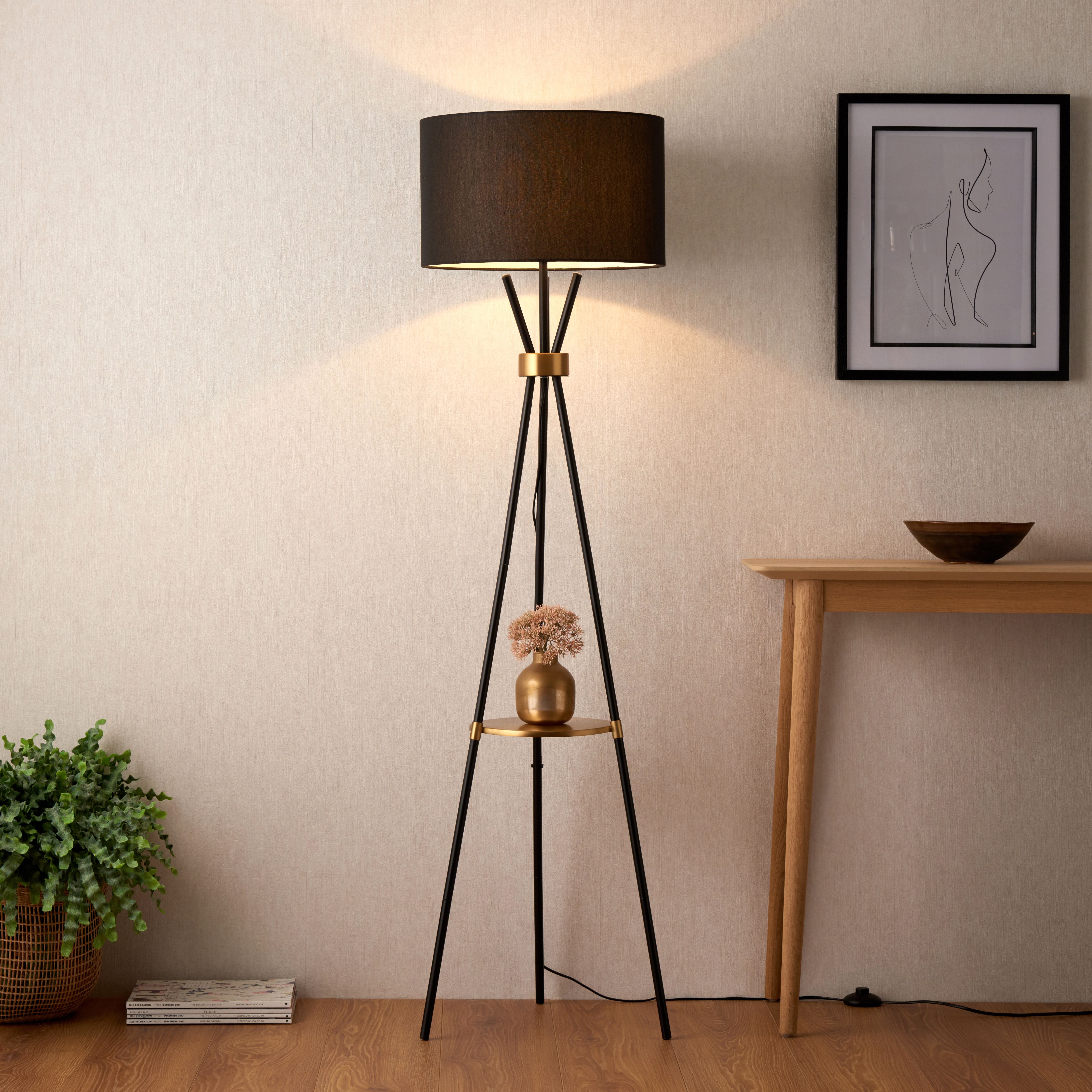 B and q standing shop lamps