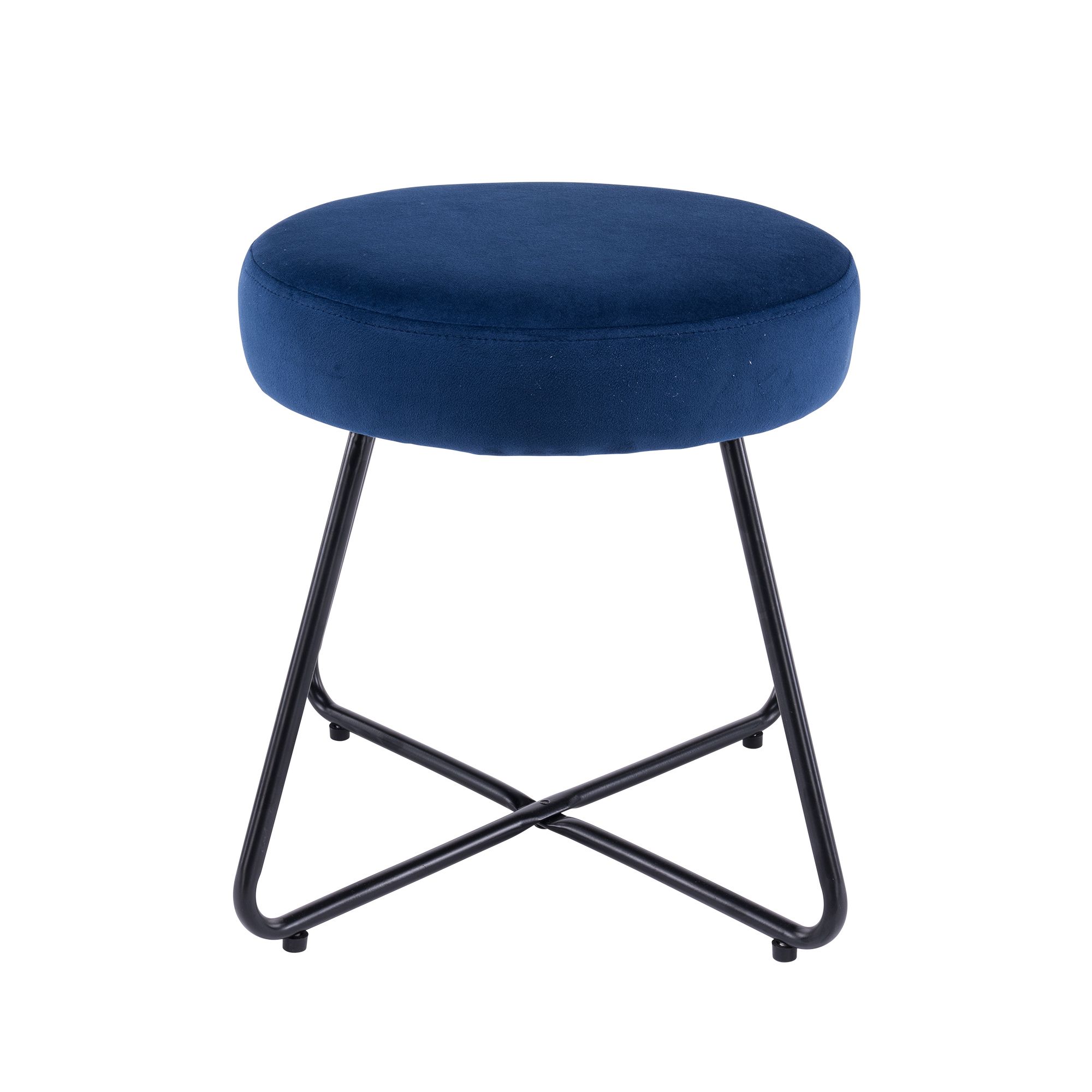 Turio Deep Blue Stool Diy At B Q