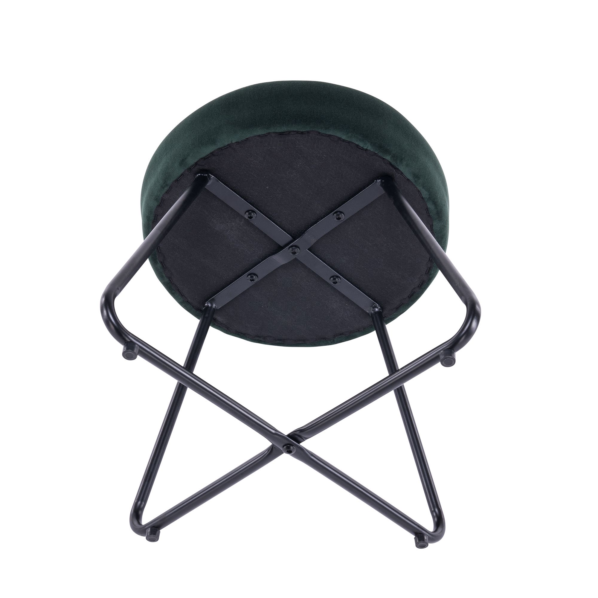 Turio Forest green Stool | DIY at B&Q