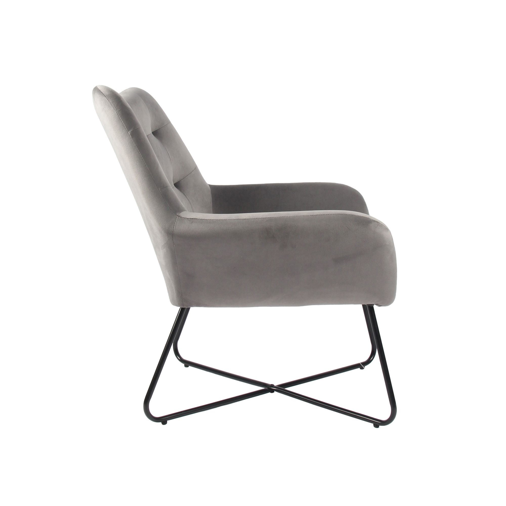 B&q grey online chair