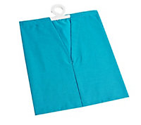 Turquoise Fabric Peg bag (W)28cm