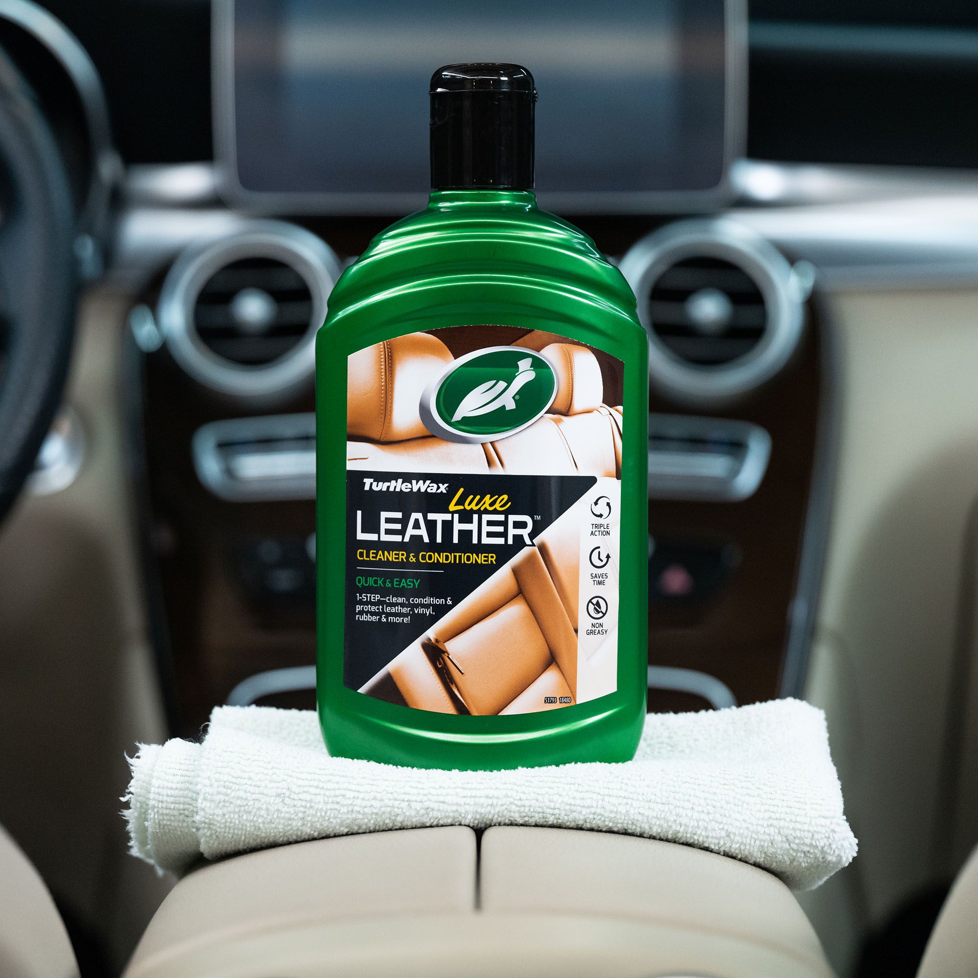 Turtle Wax Leather Cleaner & conditioner 500ml - 7