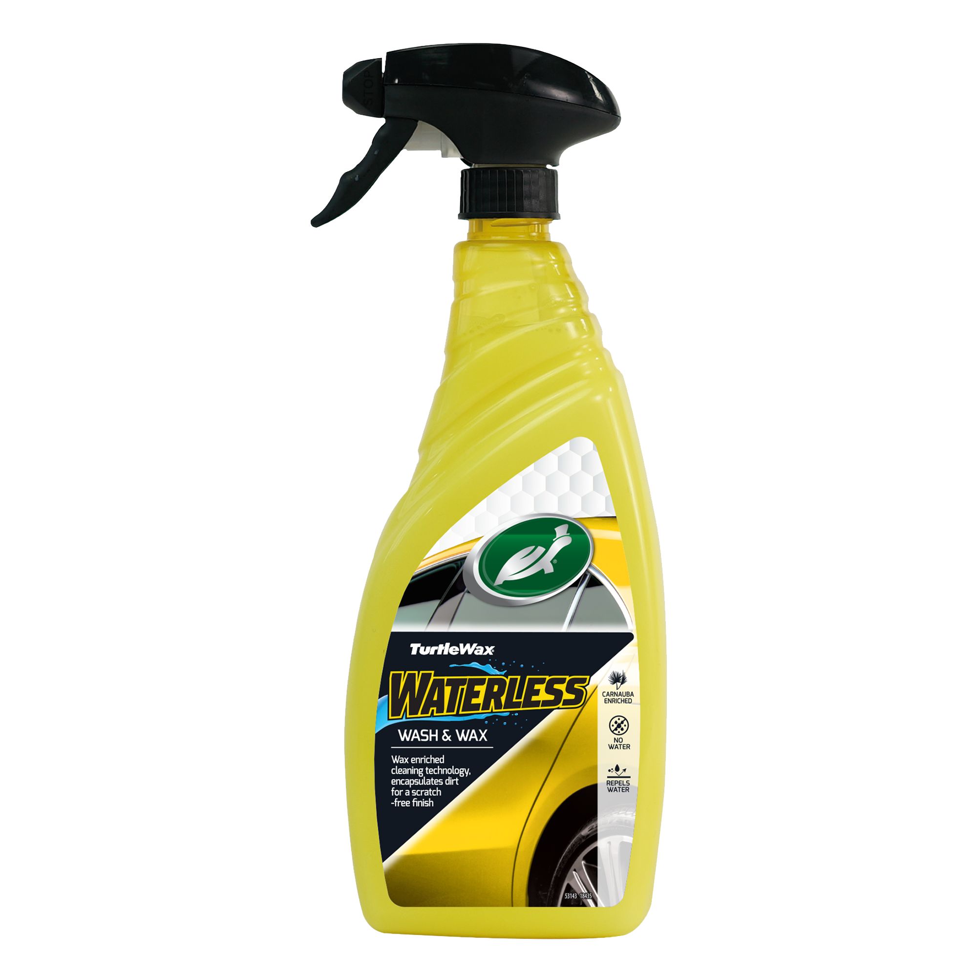 Turtle Wax Hybrid Waterless Paintwork Wash & wax, 750ml Bottle DIY at B&Q