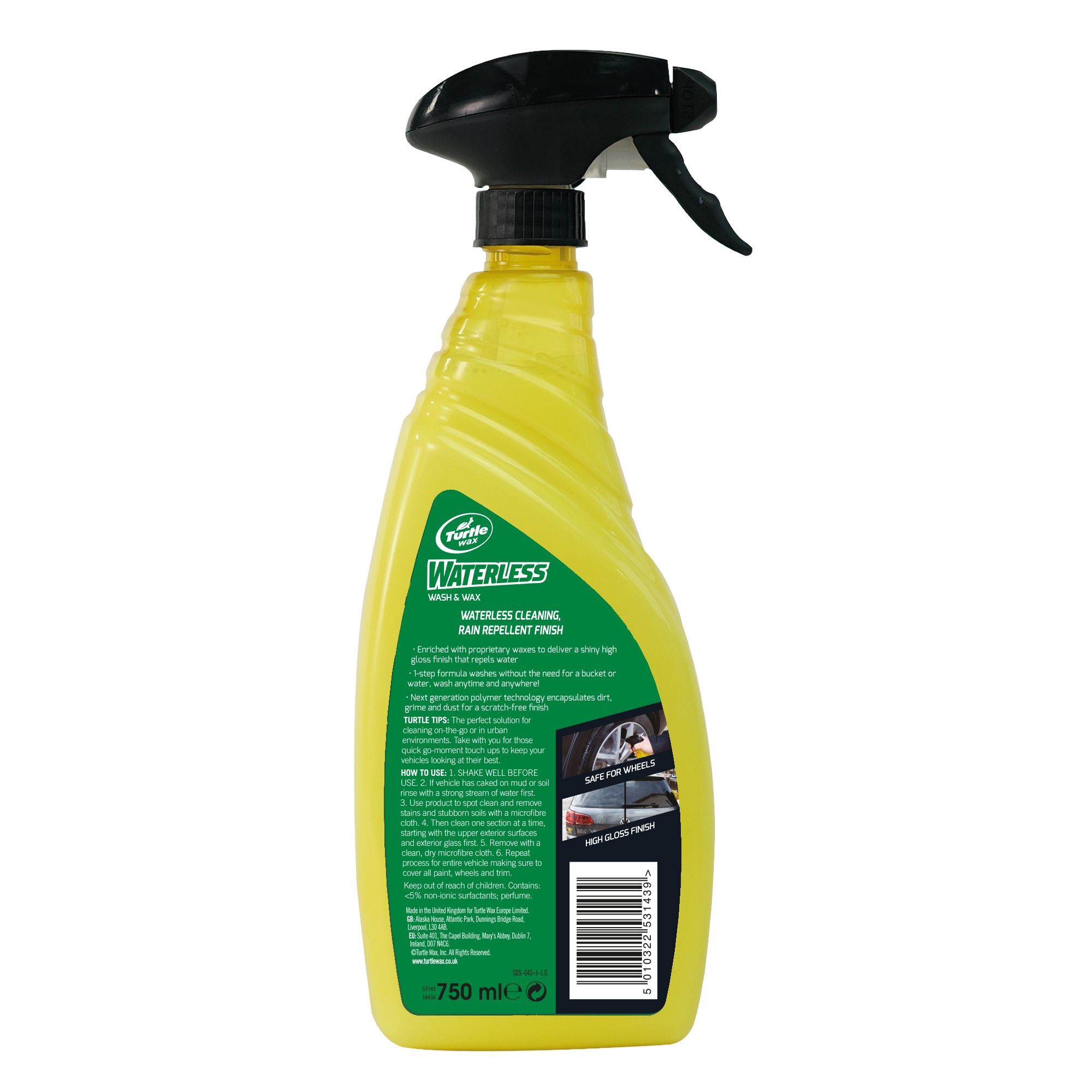 Turtle Wax Paintwork Wash & wax, 750ml Bottle