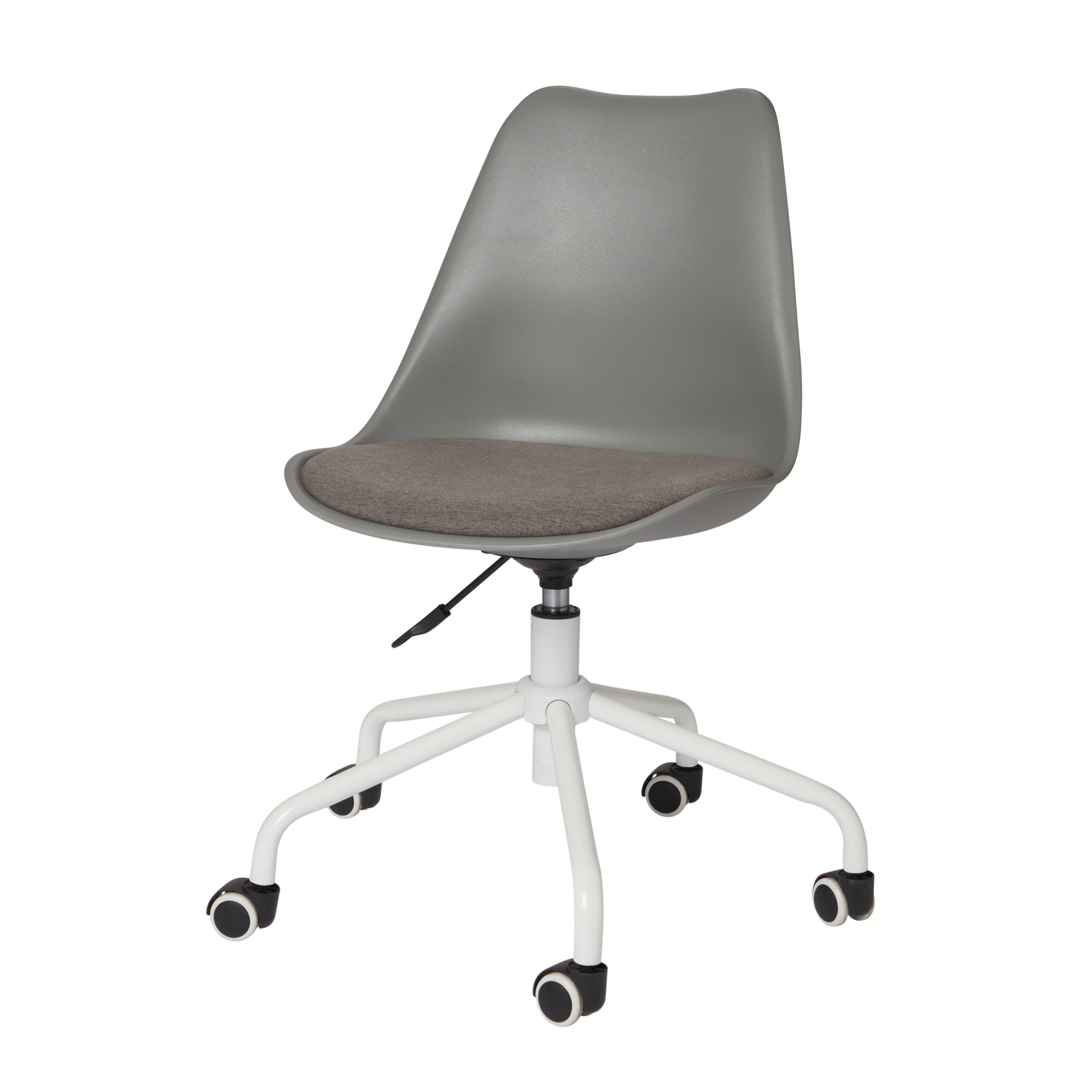 Tvissa Grey Office Chair H 820mm W 480mm D 560mm Diy At B Q