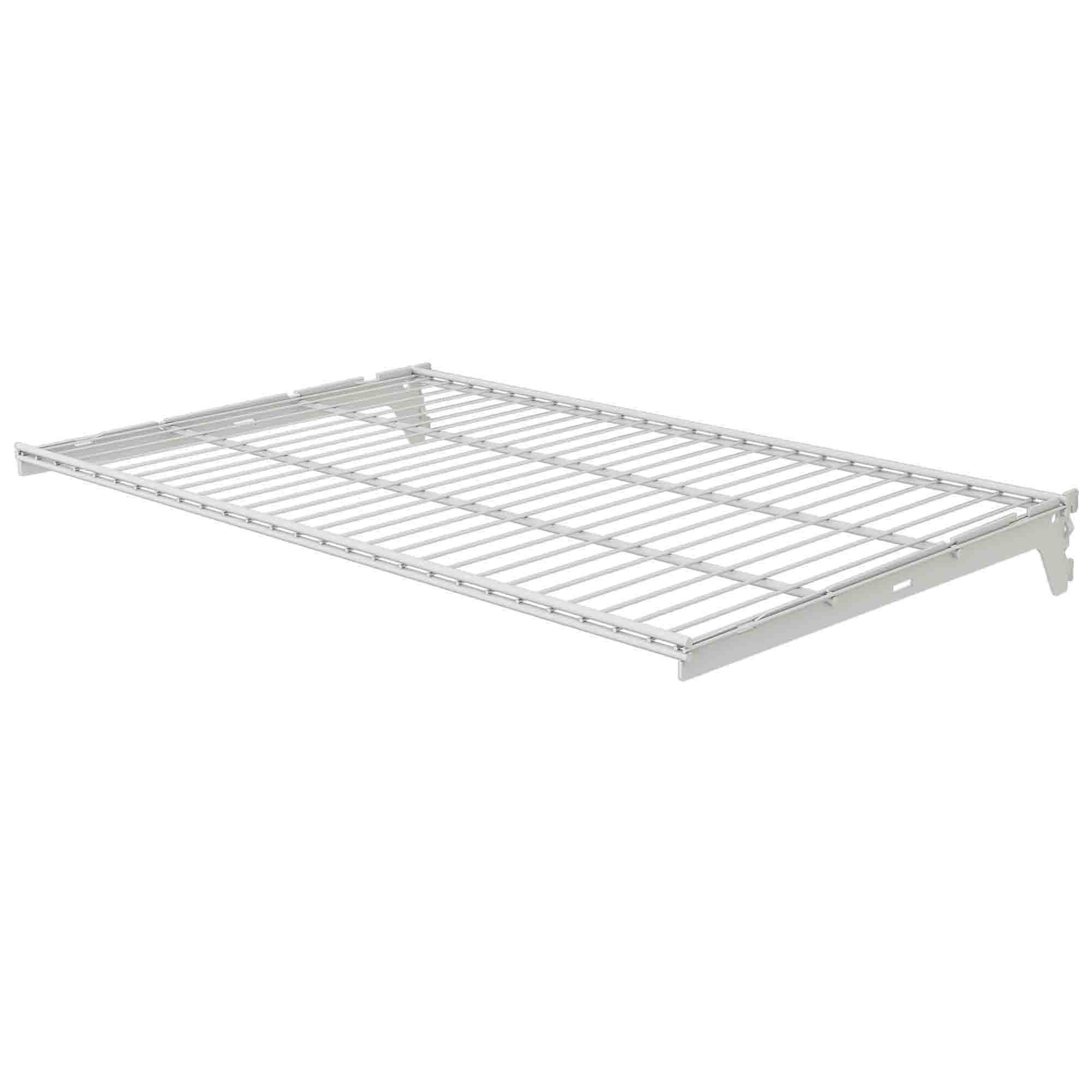 Twin slot Rectangular Shelf (L)66cm x (D)41.7cm