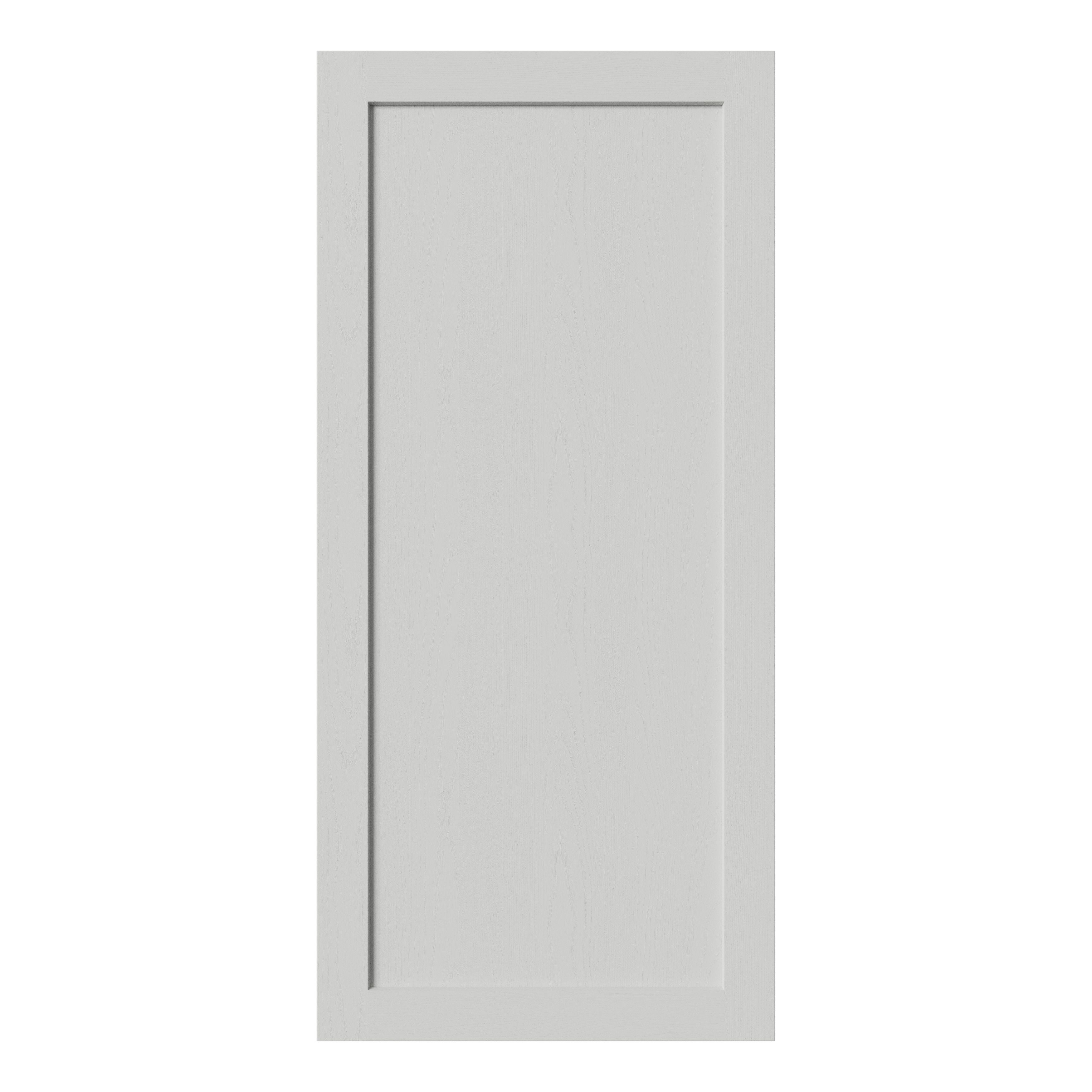 Tydeman Matt grey Shaker 70:30 Larder/fridge freezer Cabinet door (W)600mm (H)1287mm (T)20mm