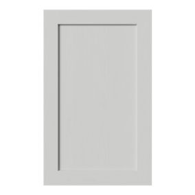 Tydeman Matt grey Shaker Appliance Cabinet door (W)600mm (H)806mm (T)20mm