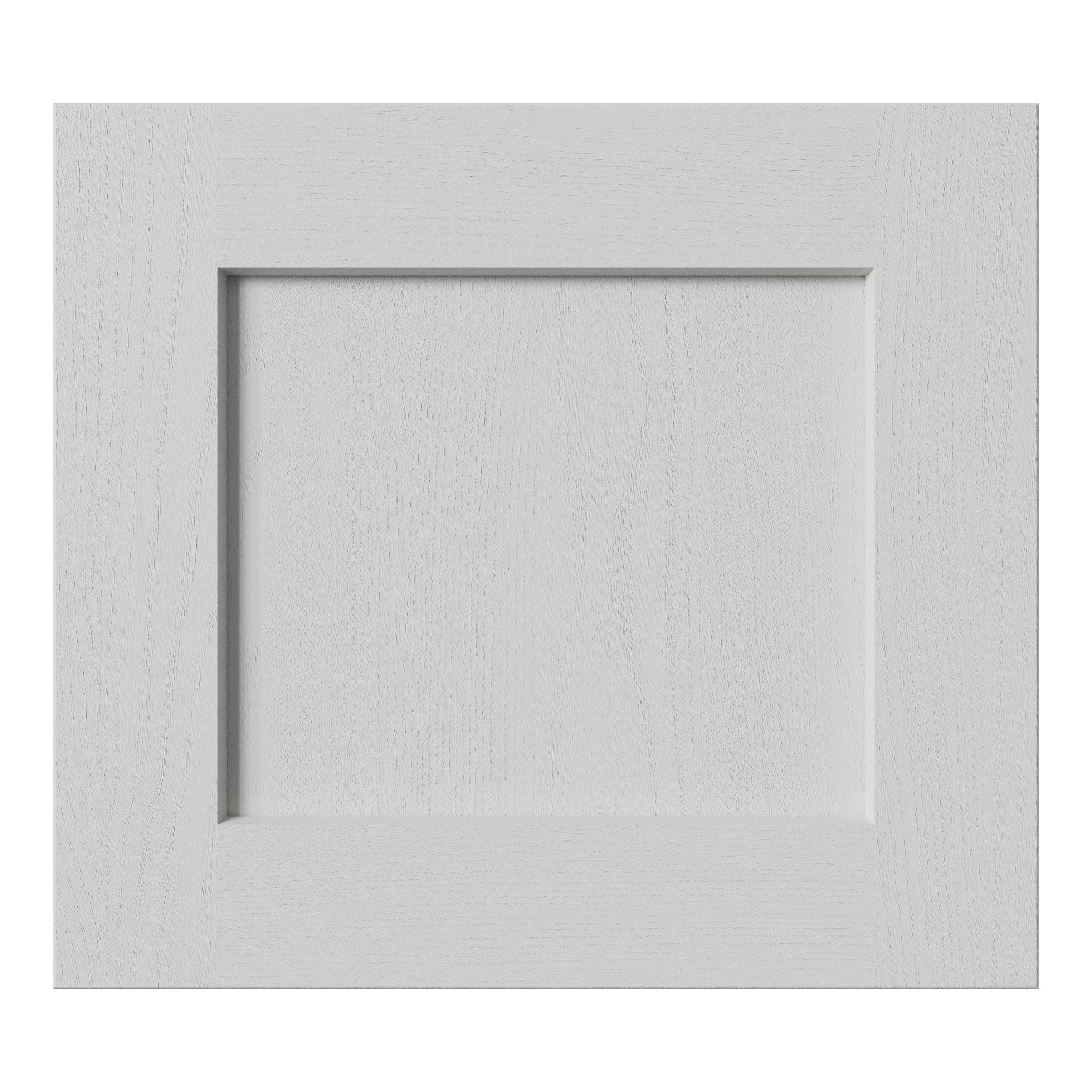 Tydeman Matt grey Shaker Bridging door & pan drawer front, 356mm x 20mm x 397mm 400mm