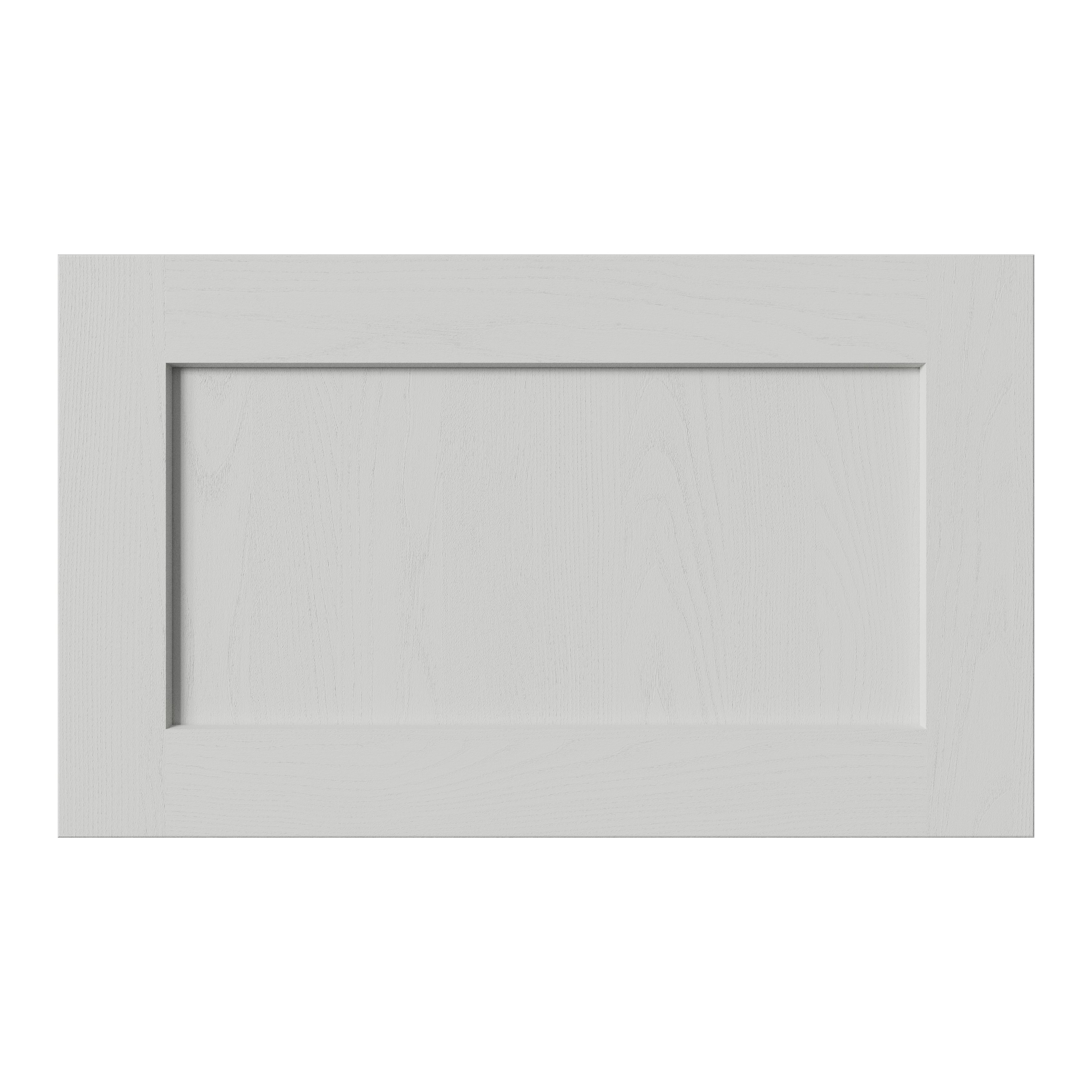 Tydeman Matt grey Shaker Bridging door & pan drawer front, 356mm x 20mm x 597mm 600mm