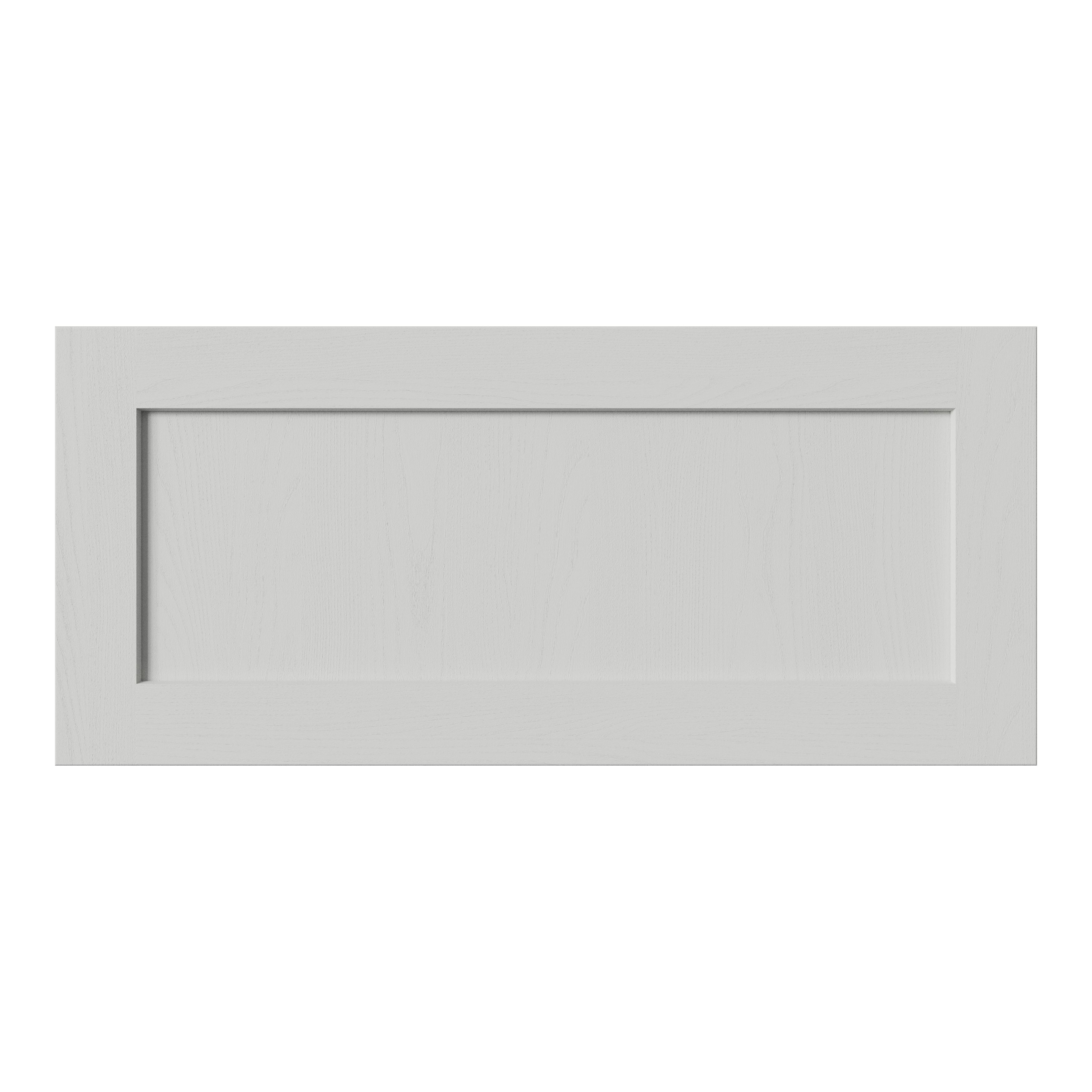 Tydeman Matt grey Shaker Bridging door & pan drawer front, 356mm x 20mm x 797mm 800mm