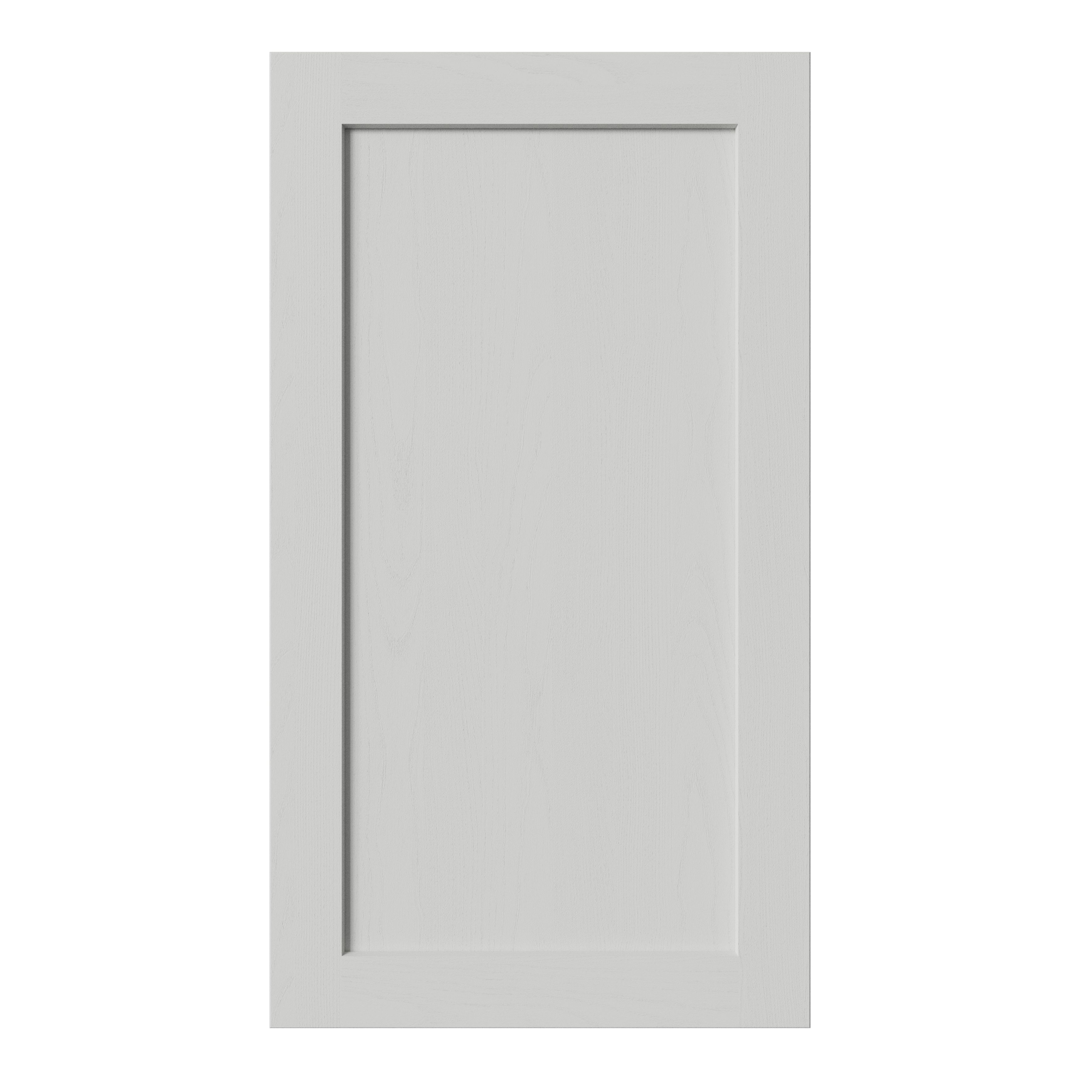 Tydeman Matt grey Shaker Tall wall Cabinet door (W)500mm (H)900mm (T)20mm