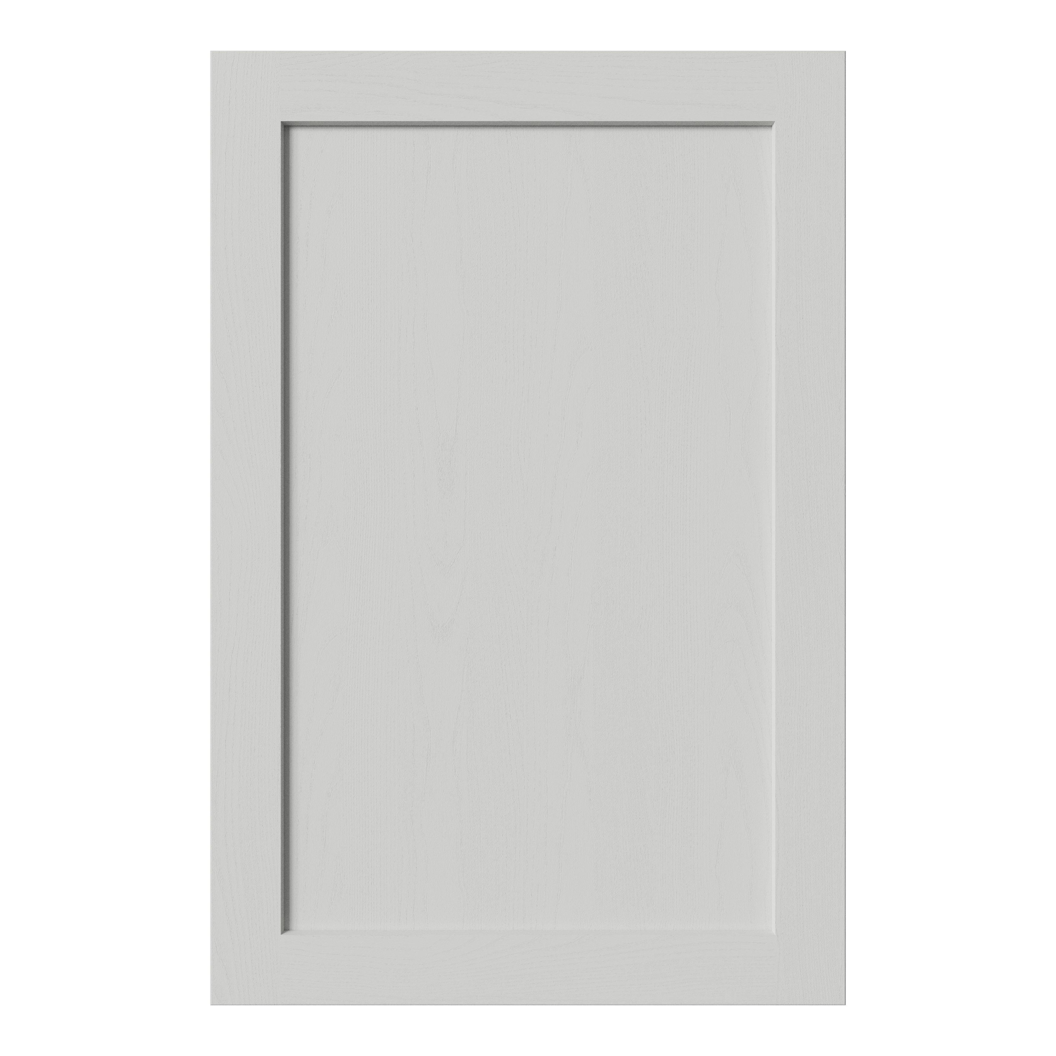 Tydeman Matt grey Shaker Tall wall Cabinet door (W)600mm (H)900mm (T)20mm