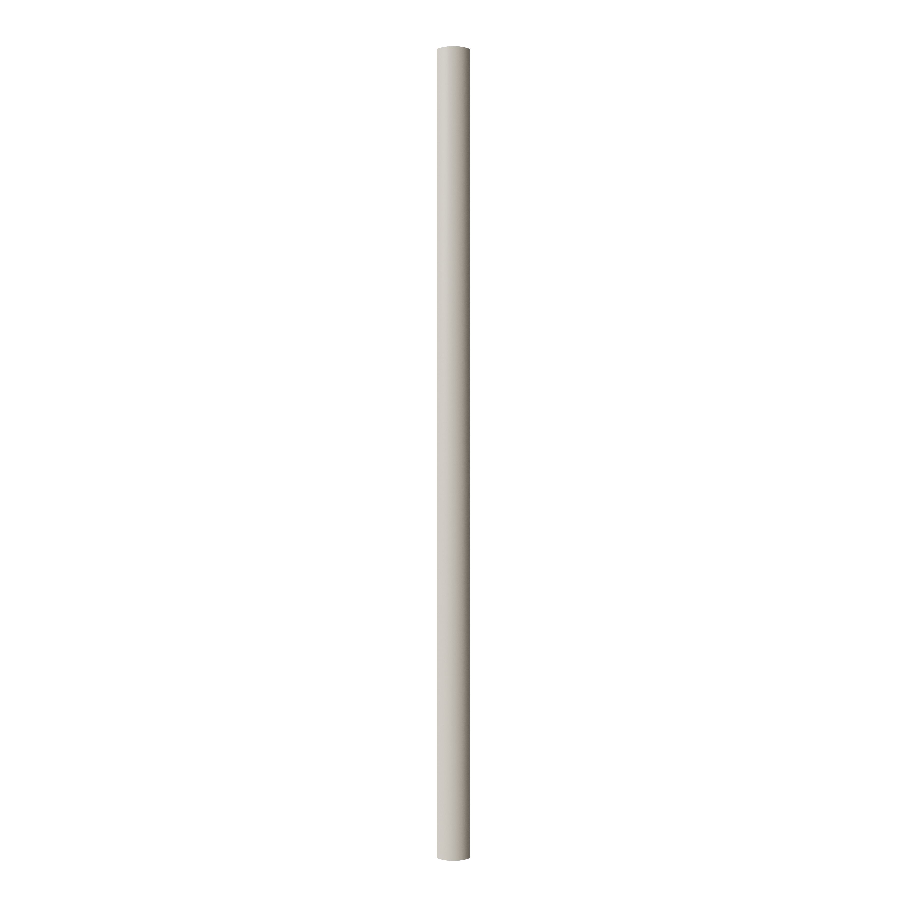 Tydeman Matt Pebble Curved Pilaster, (H)2400mm (W)70mm DIY at B&Q