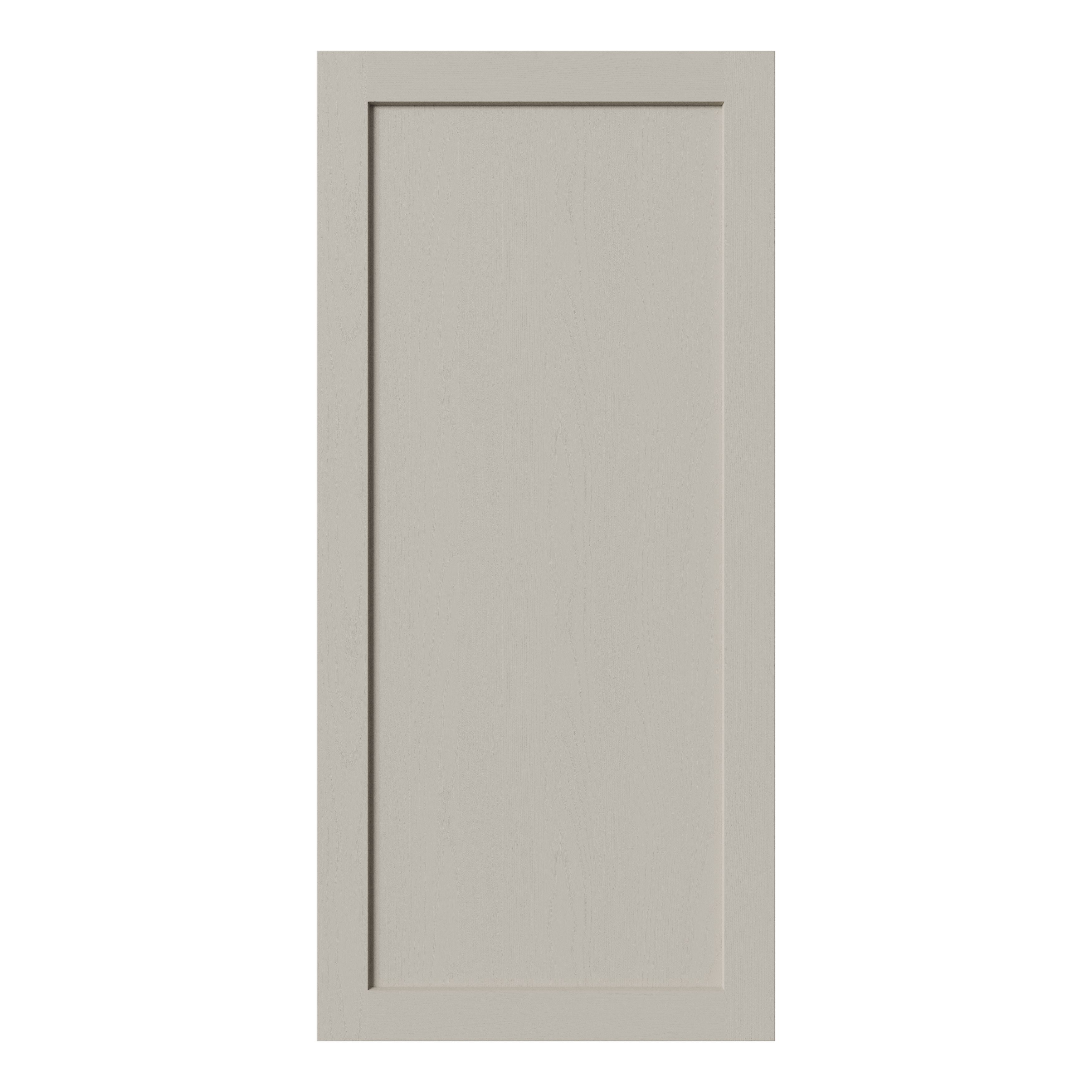 Tydeman Matt pebble Shaker 70:30 Larder/fridge freezer Cabinet door (W)600mm (H)1287mm (T)20mm