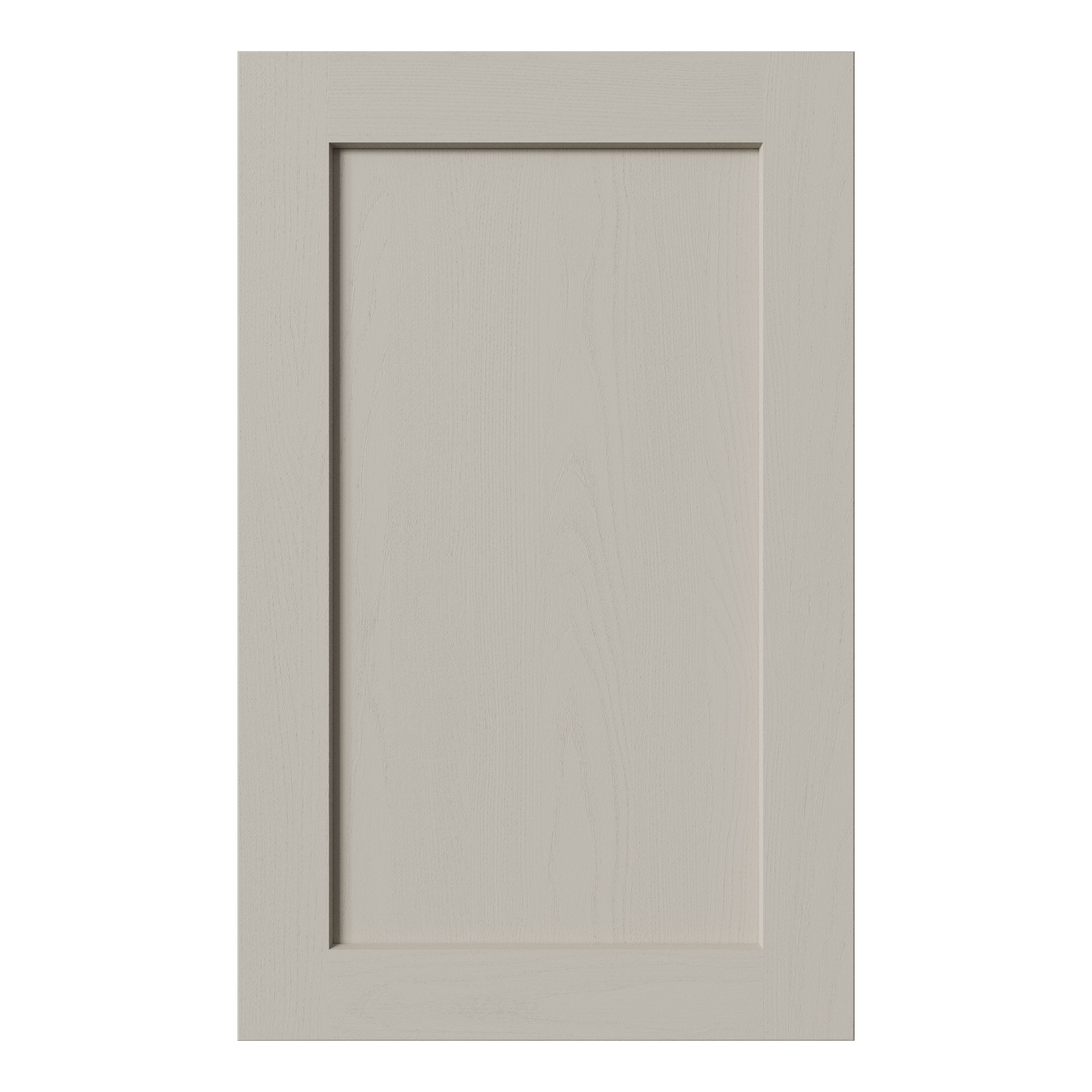 Tydeman Matt pebble Shaker Base/wall Cabinet door (W)450mm (H)720mm (T)20mm