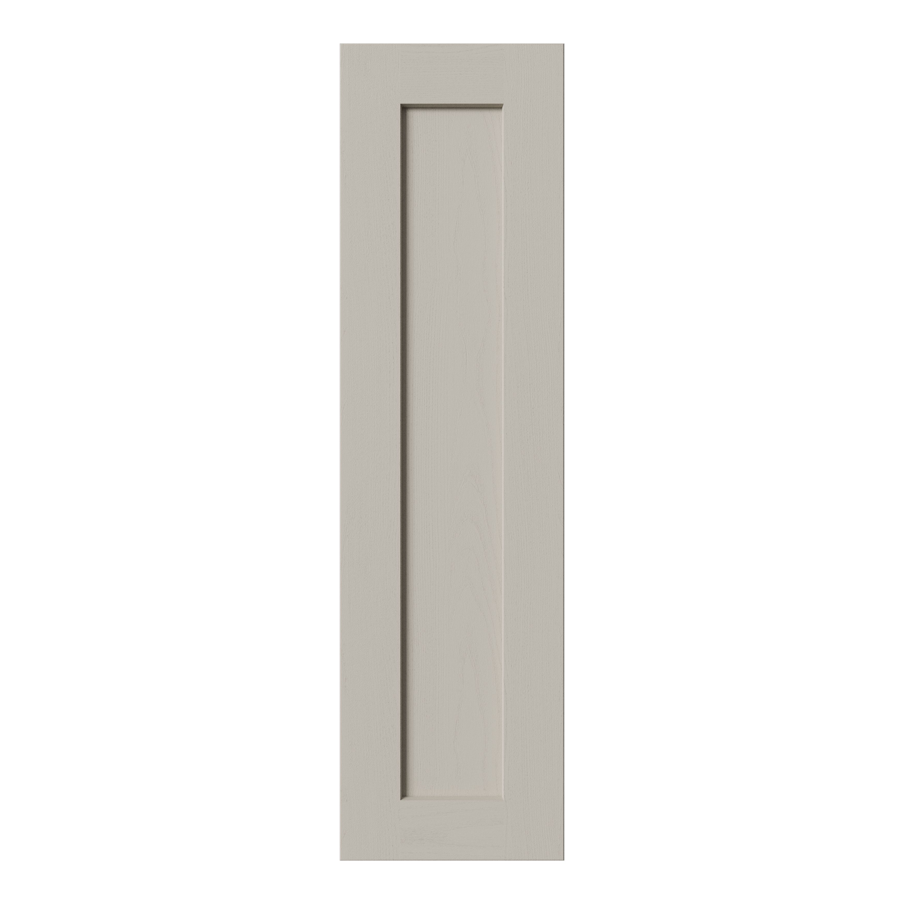 Tydeman Matt pebble Shaker Tall wall Cabinet door (W)250mm (H)900mm (T)20mm