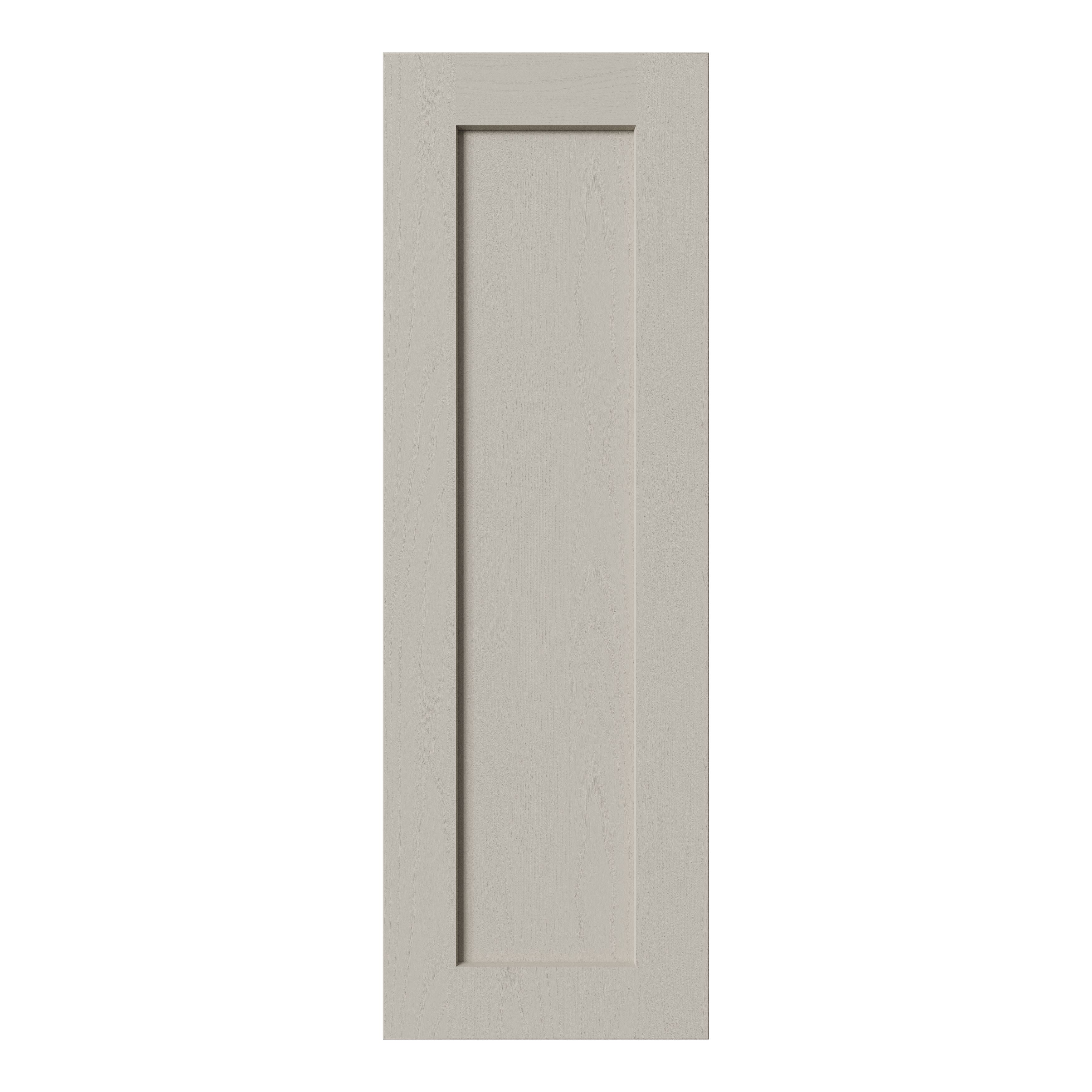 Tydeman Matt pebble Shaker Tall wall Cabinet door (W)300mm (H)900mm (T)20mm