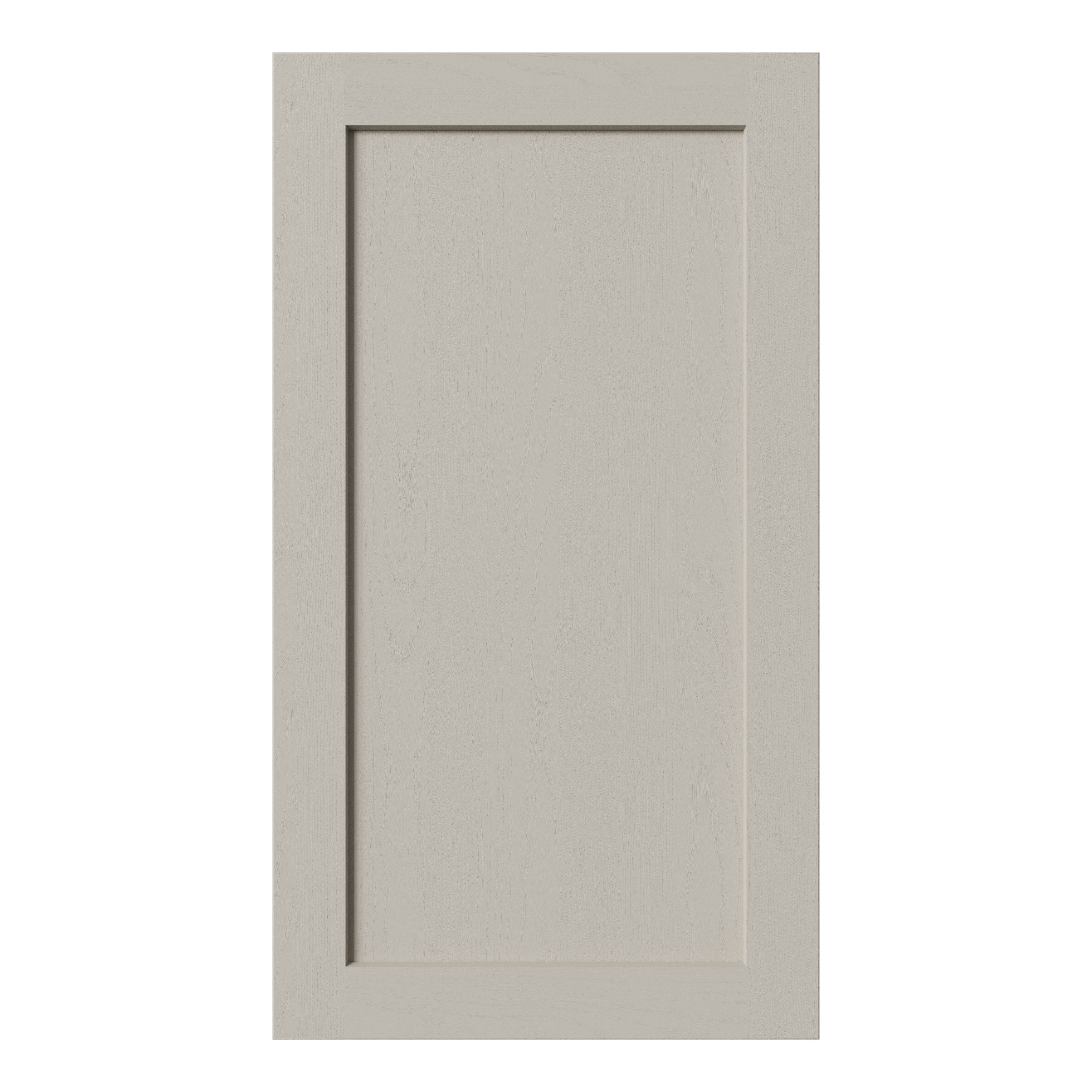 Tydeman Matt pebble Shaker Tall wall Cabinet door (W)500mm (H)900mm (T)20mm