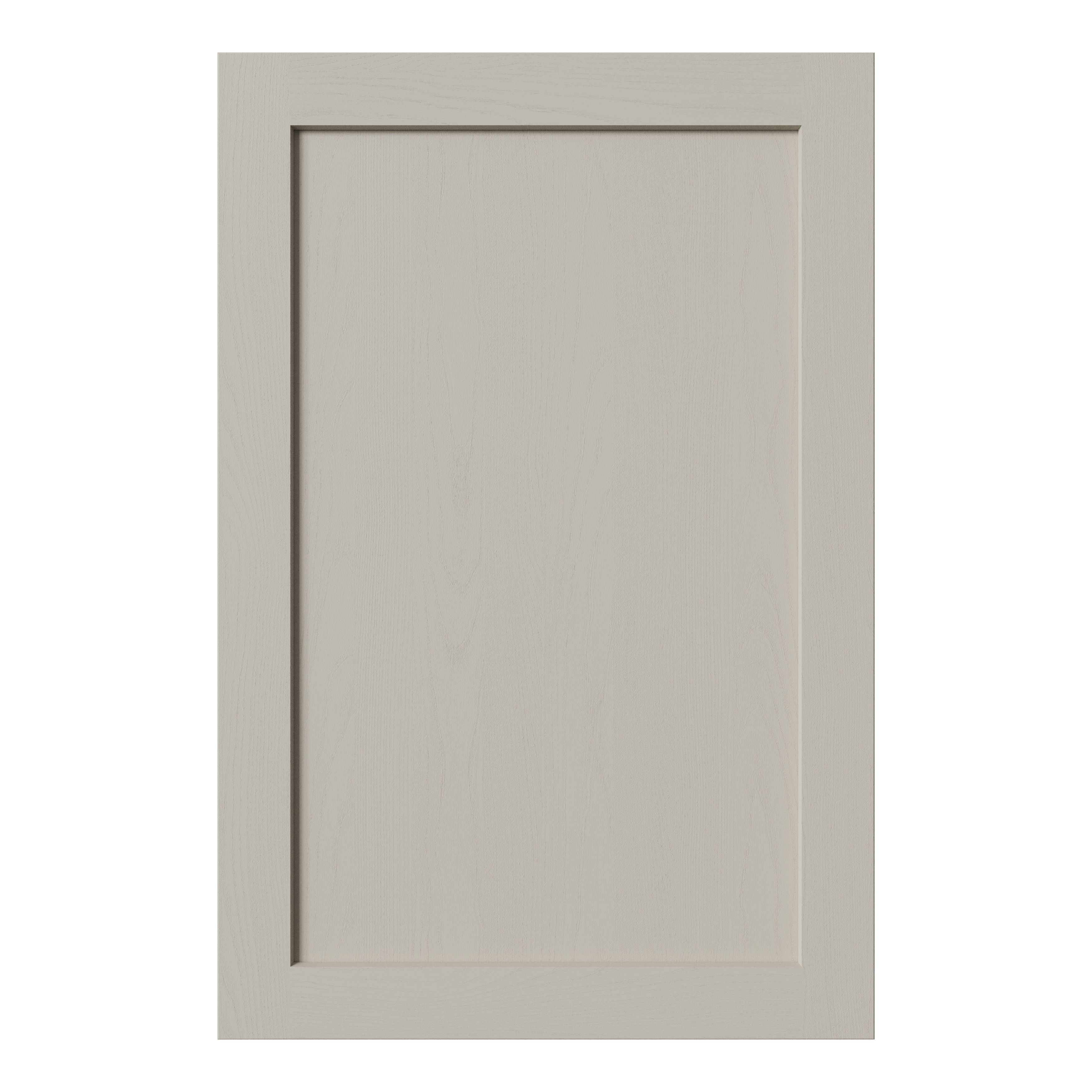 Tydeman Matt pebble Shaker Tall wall Cabinet door (W)600mm (H)900mm (T)20mm