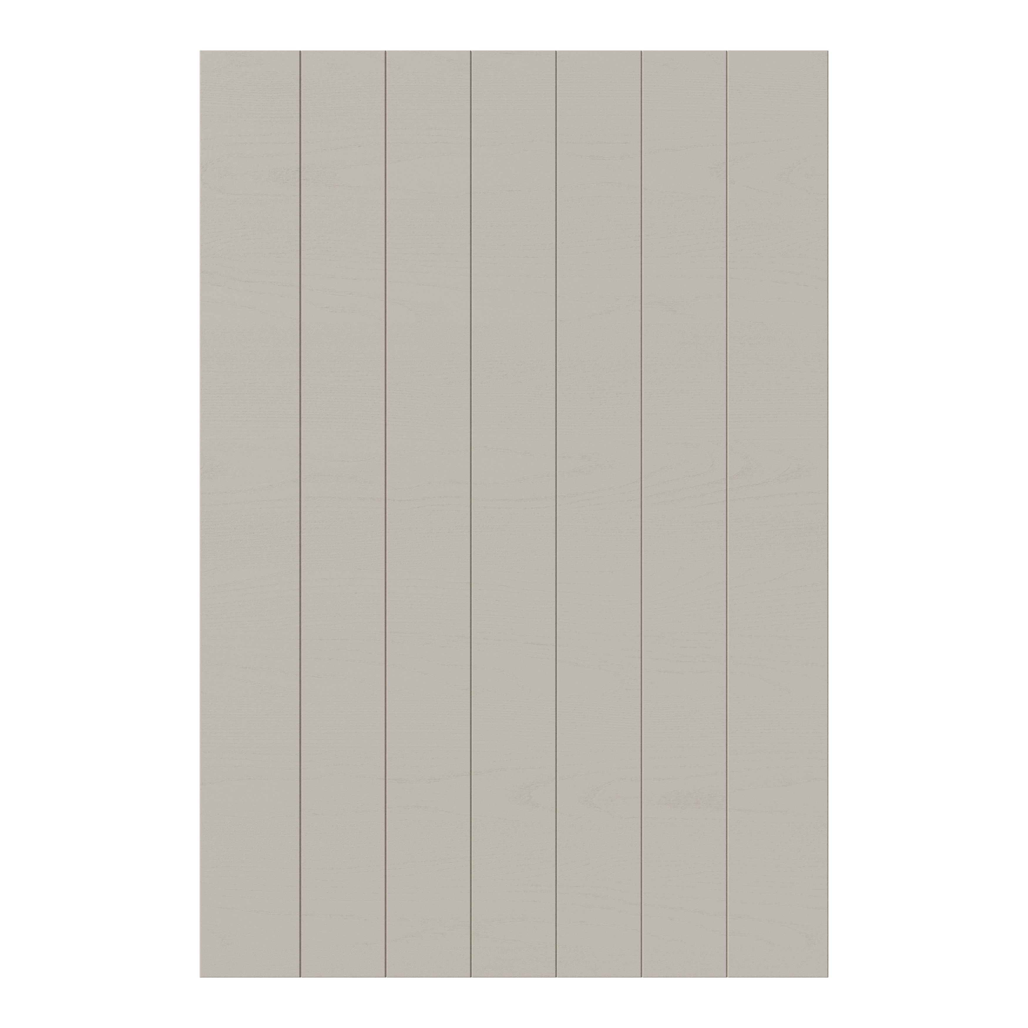 Tydeman Matt pebble Standard Base end panel (H)870mm (W)590mm