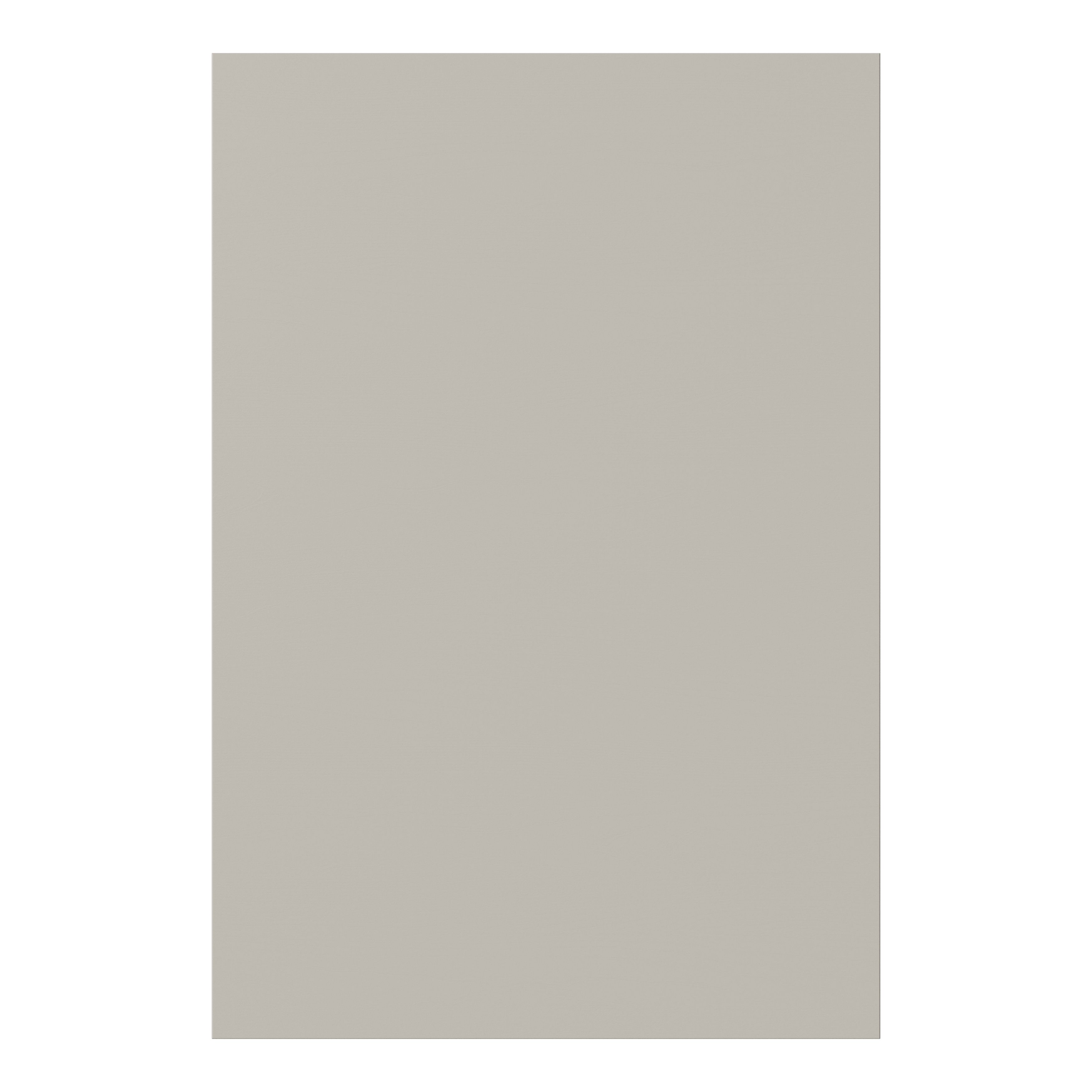 Tydeman Matt pebble Standard Base end panel (H)900mm (W)610mm