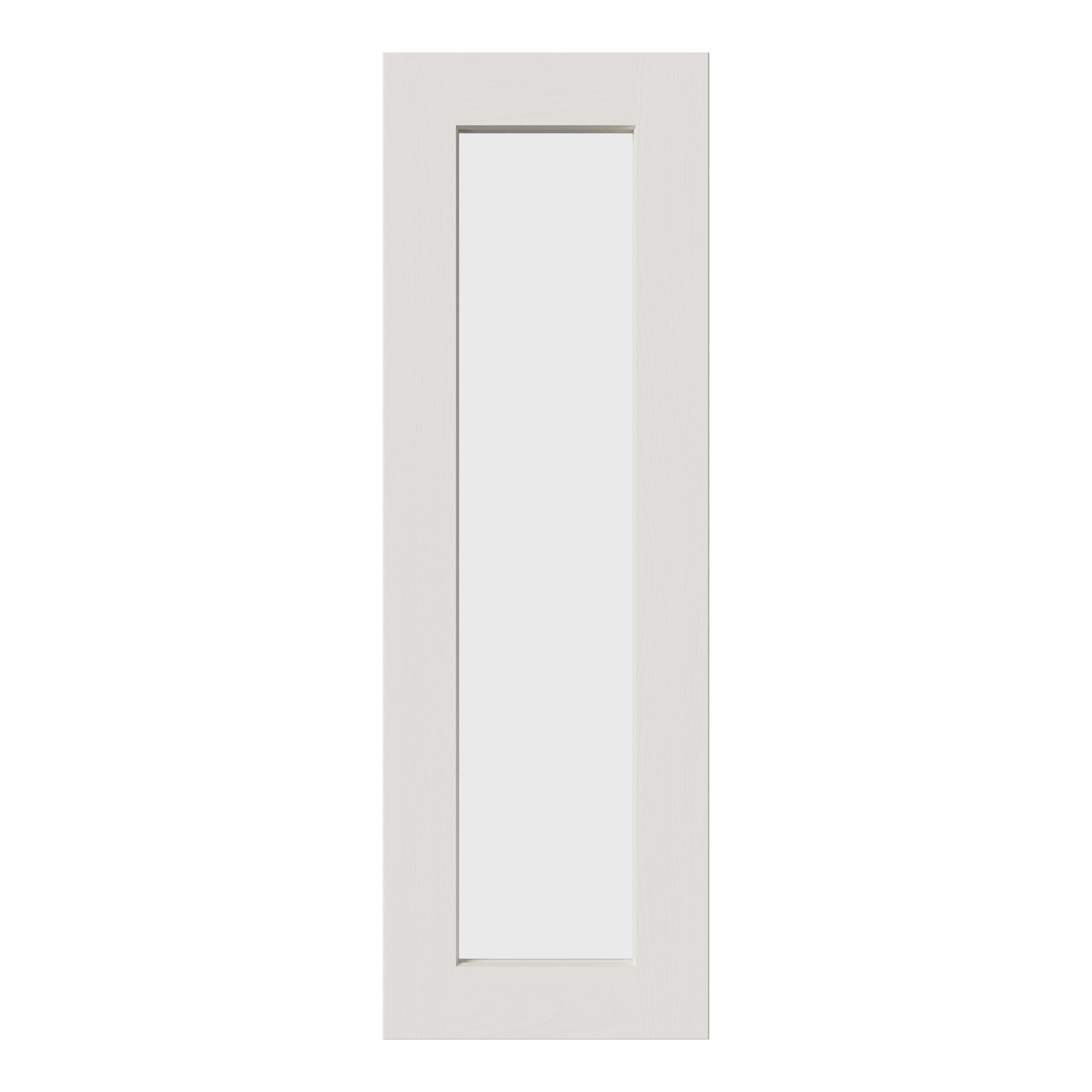 Tydeman Matt porcelain Shaker Glazed Cabinet door (W)300mm (H)900mm (T)20mm