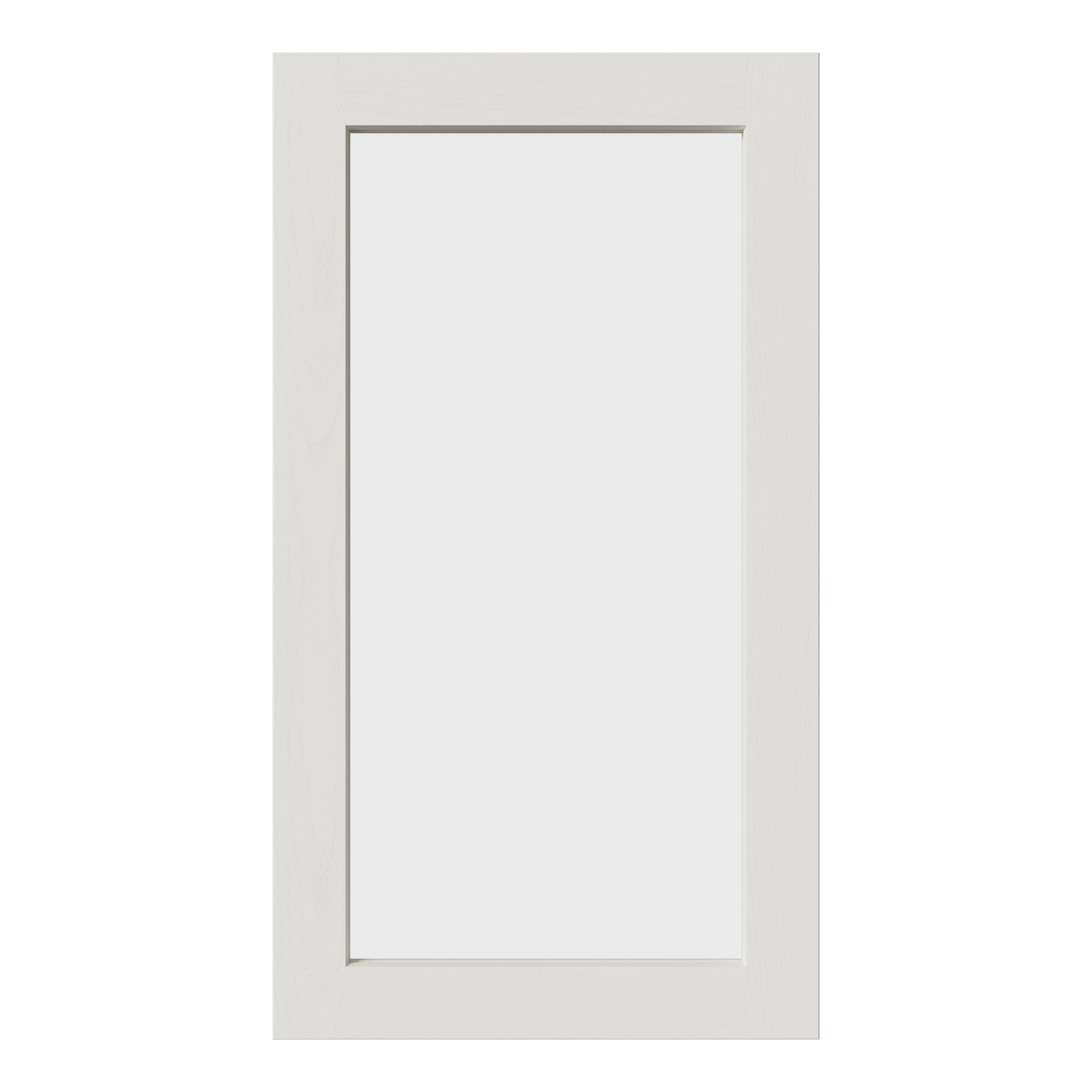 Tydeman Matt porcelain Shaker Glazed Cabinet door (W)500mm (H)900mm (T)20mm