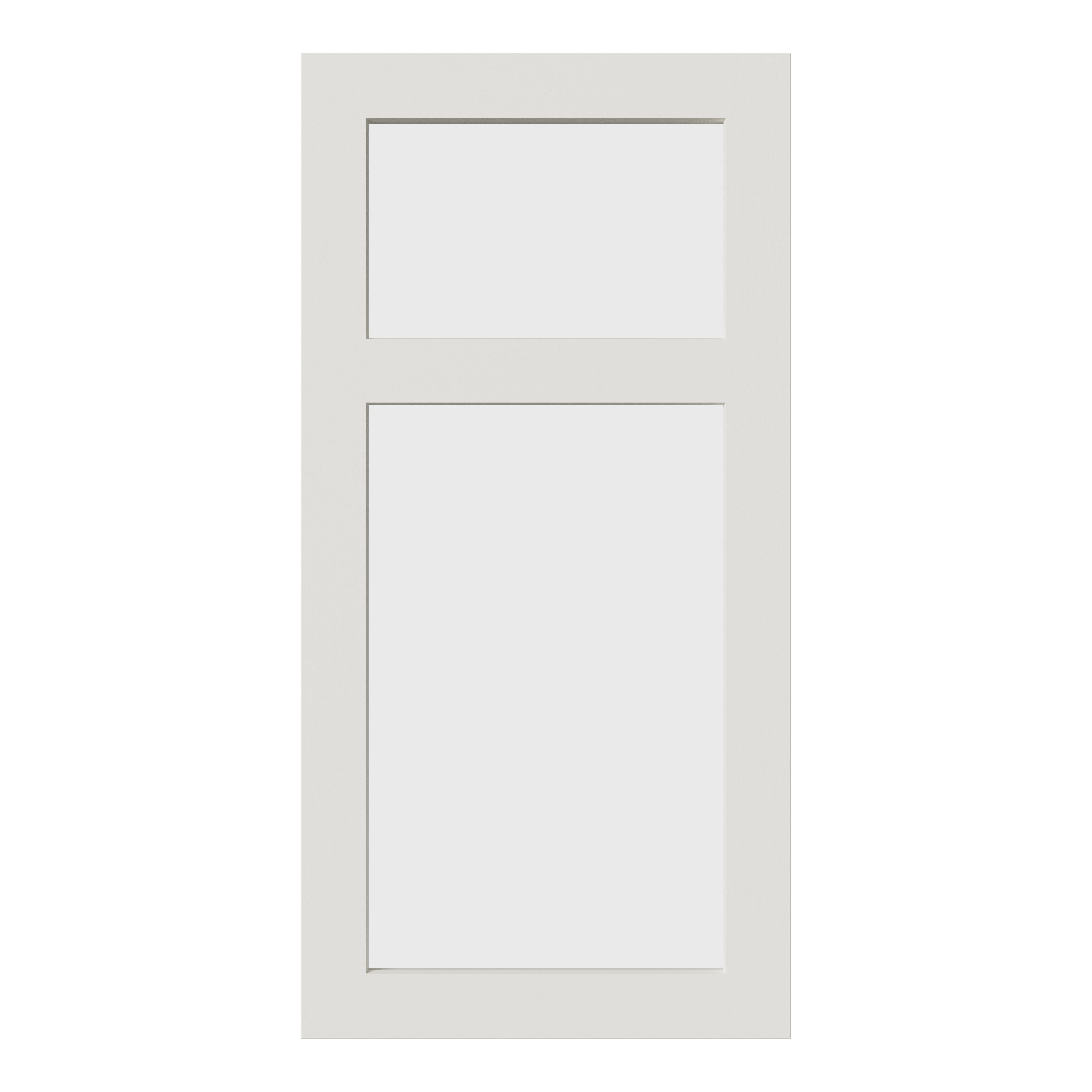 Tydeman Matt porcelain Shaker Glazed Dresser door & drawer front Cabinet door (W)500mm (H)1287mm (T)20mm