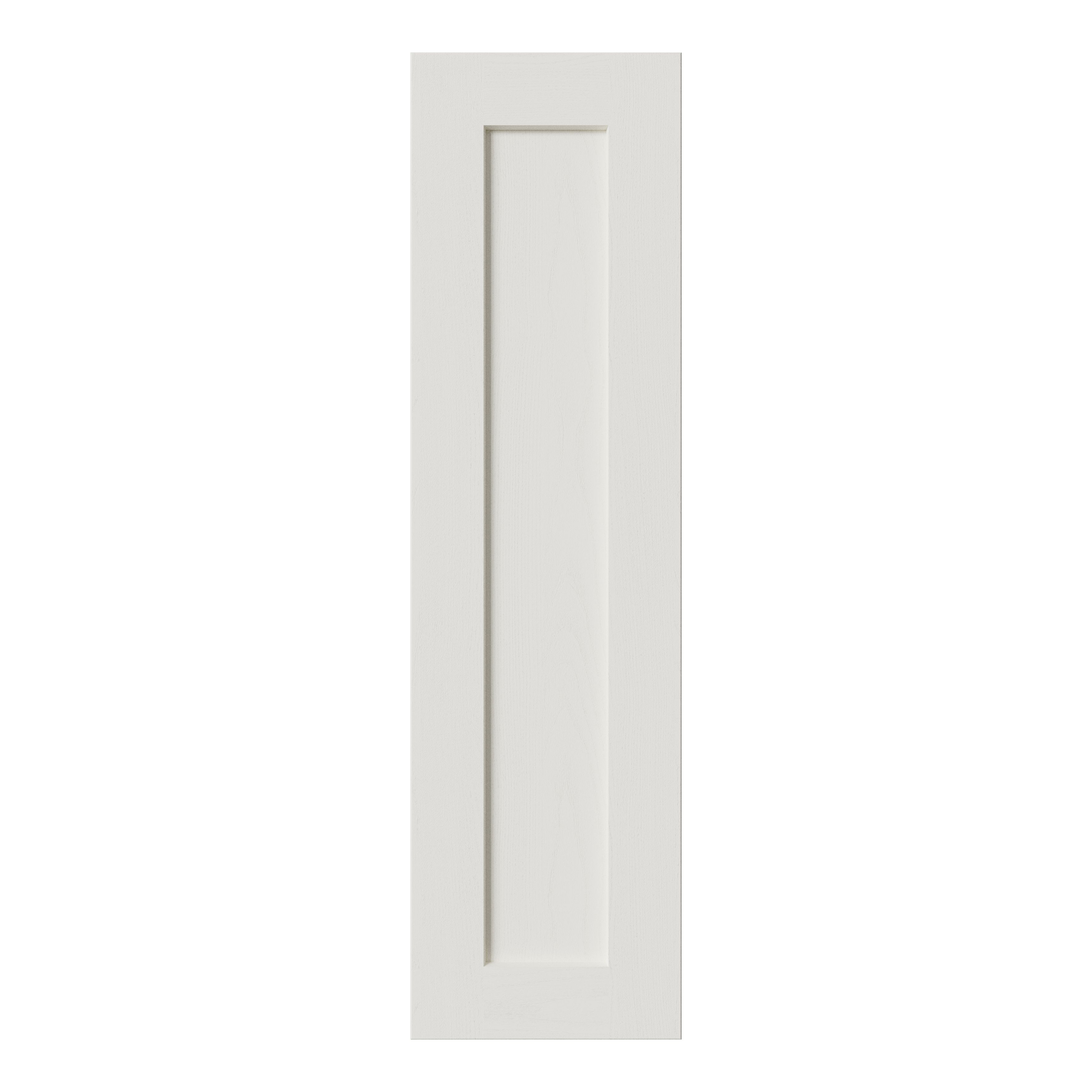 Tydeman Matt porcelain Shaker Tall wall Cabinet door (W)250mm (H)900mm (T)20mm