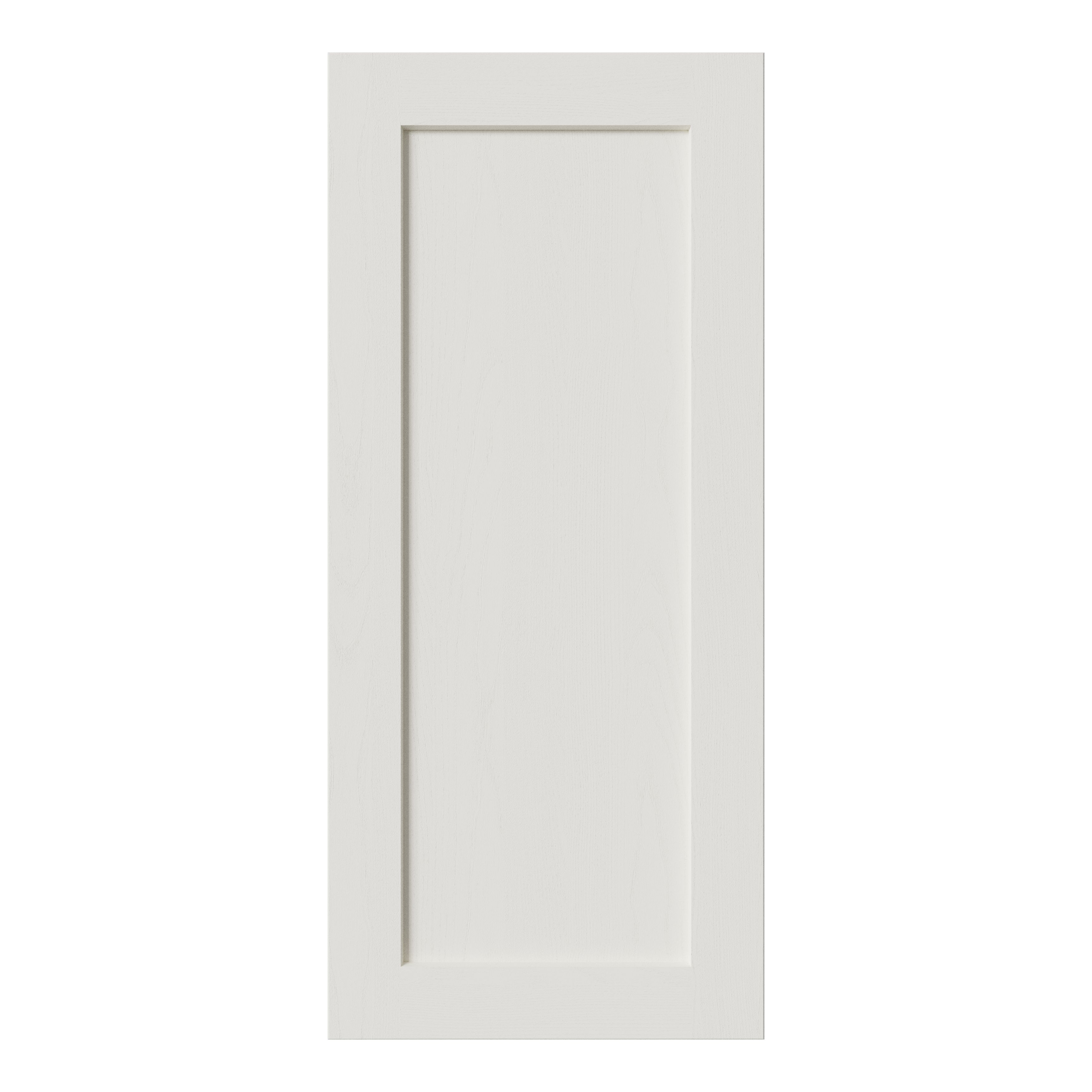 Tydeman Matt porcelain Shaker Tall wall Cabinet door (W)400mm (H)900mm (T)20mm