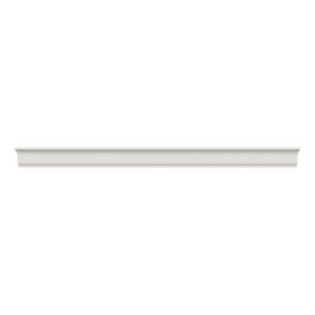 Tydeman Matt porcelain Straight Cornice, (L)2400mm (H)74mm