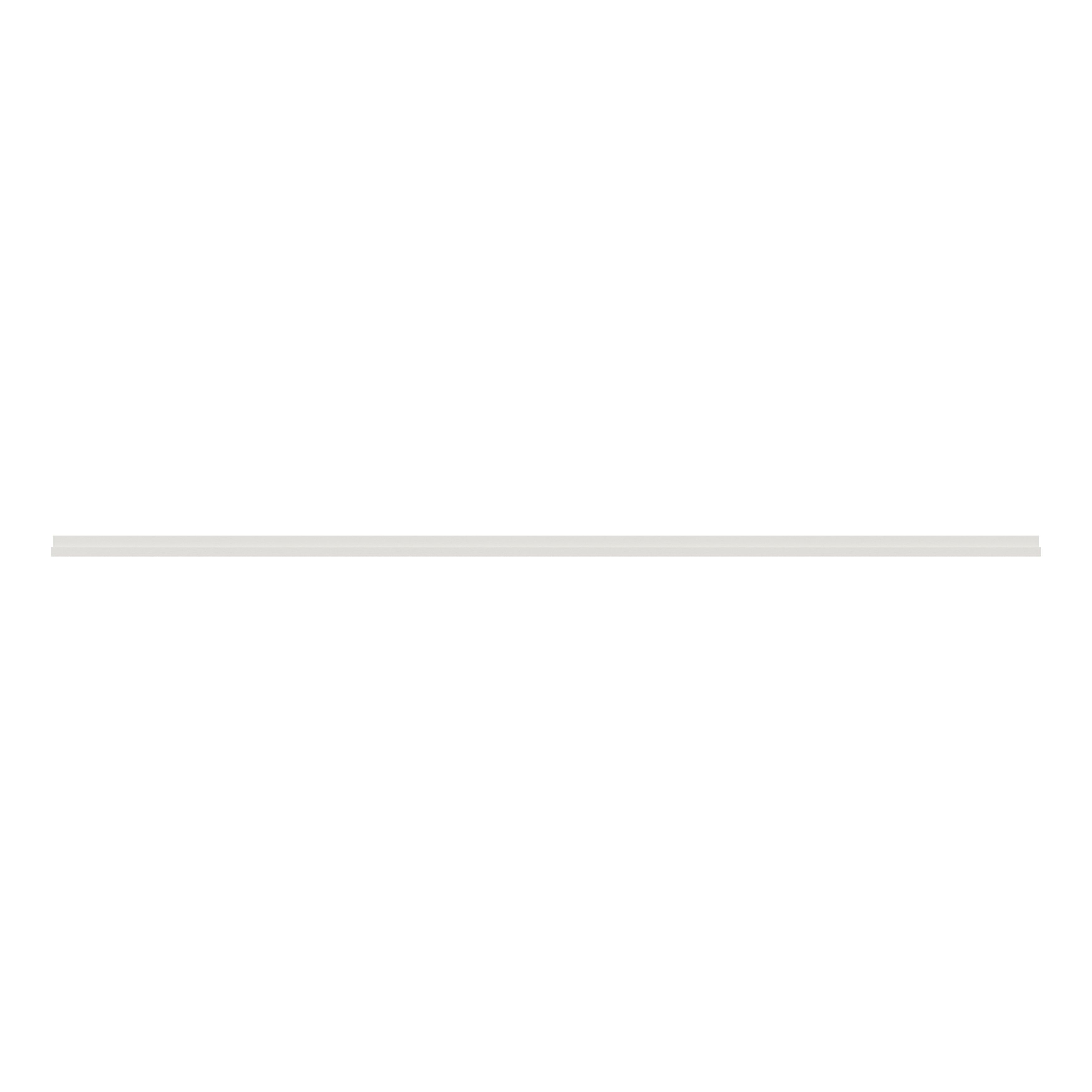 Tydeman Matt porcelain Straight Cornice & pelmet, (L)2400mm (H)30mm