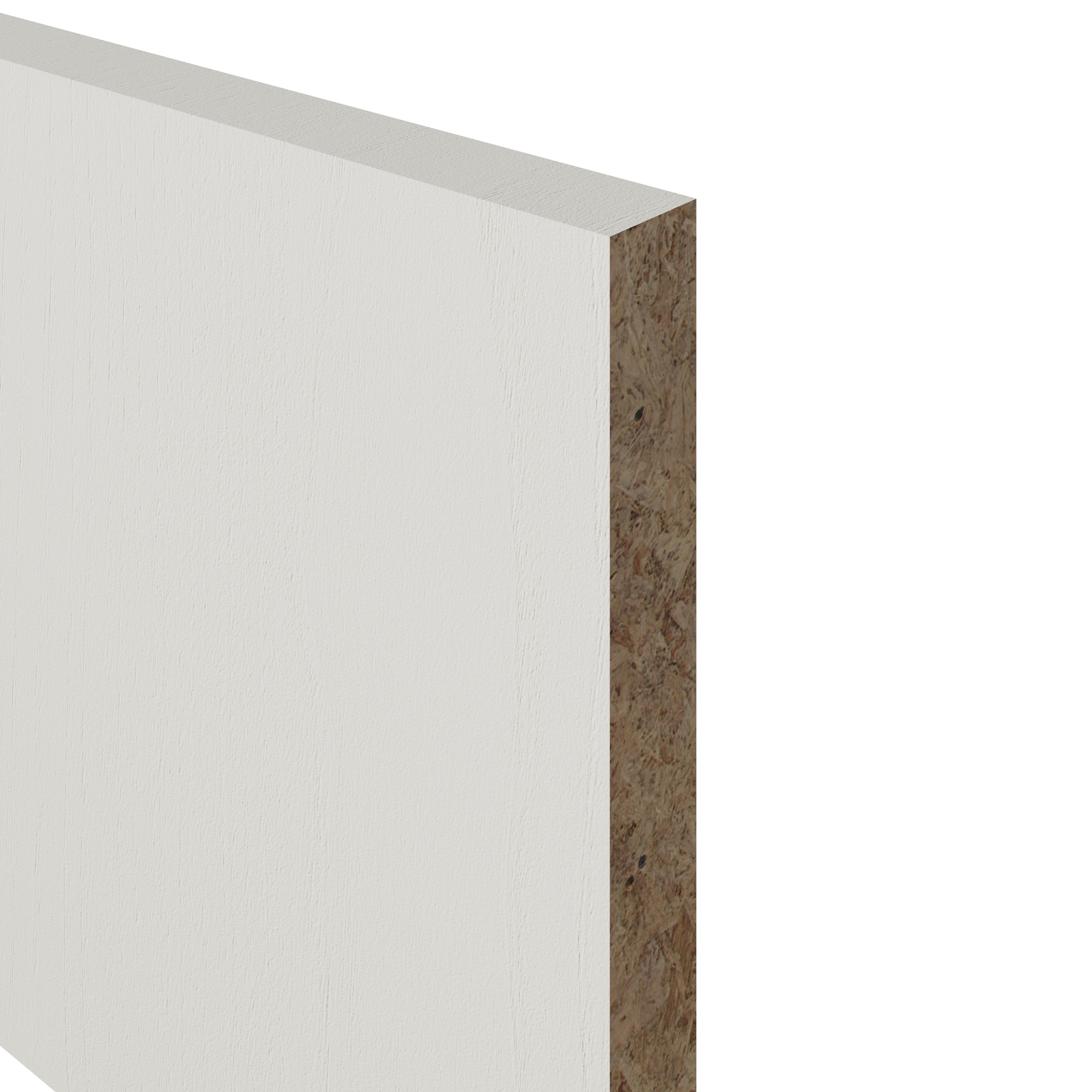 Tydeman Porcelain Painted wood effect Square edge Plinth, (L)2400mm