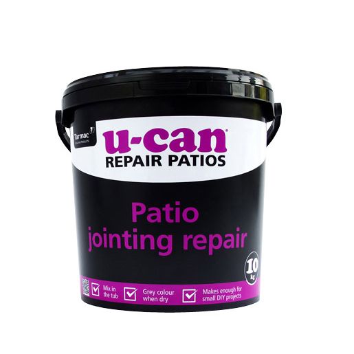 UCan Grey Paving joint repair grout, 10kg Tub DIY at B&Q