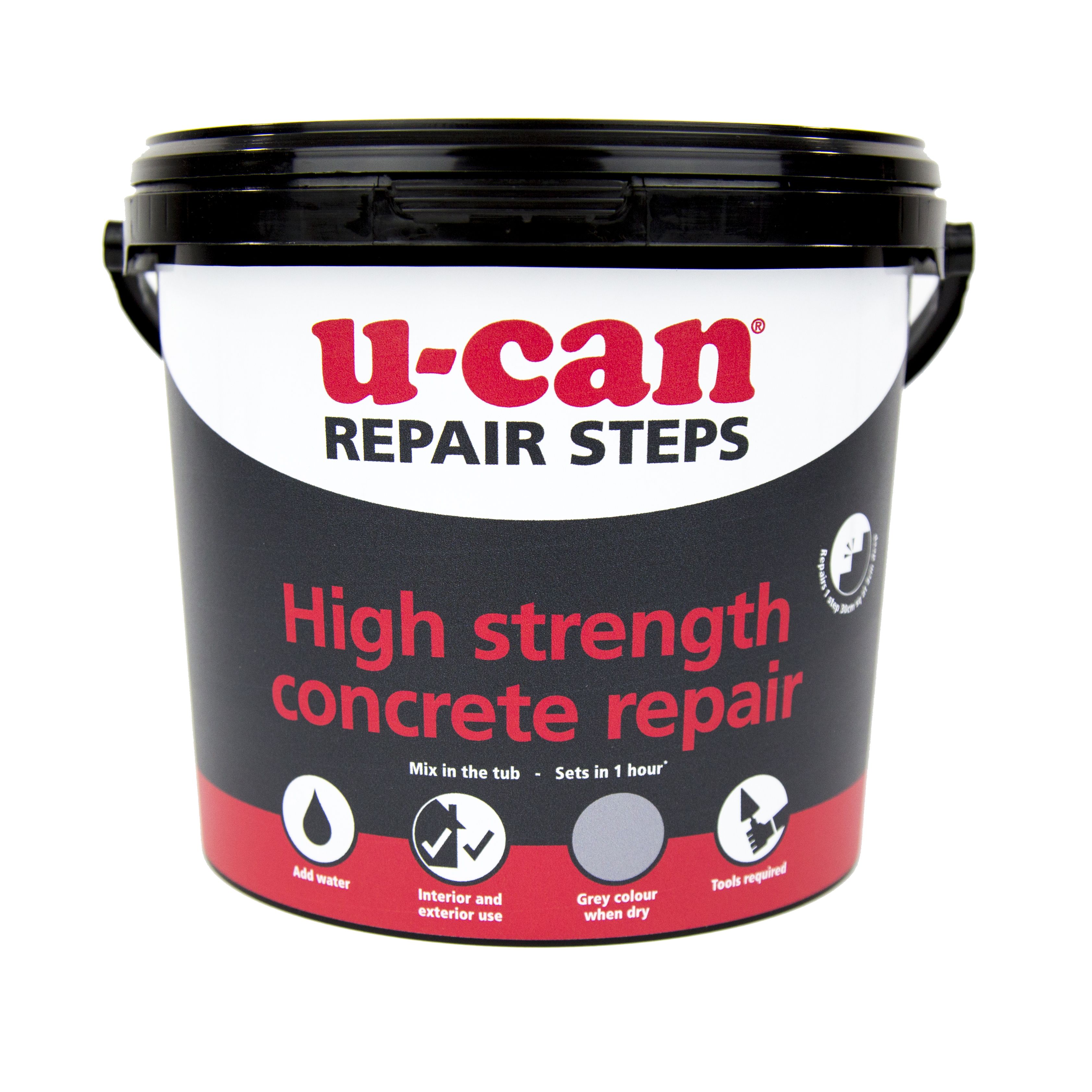 UCan High strength Concrete repair, 5kg Tub £8.47 at B&Q