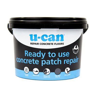 U-Can Ready mixed Concrete repair, 4kg Tub | DIY at B&Q