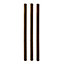 UC4 Brown Square Wooden Fence post (H)2.1m (W)75mm, Pack of 3