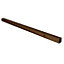 UC4 Brown Square Wooden Fence post (H)2.4m (W)100mm, Pack of 4