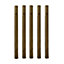 UC4 Green Square Wooden Fence post (H)1.8m (W)100mm, Pack of 5