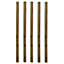 UC4 Green Square Wooden Fence post (H)2.4m (W)75mm, Pack of 5